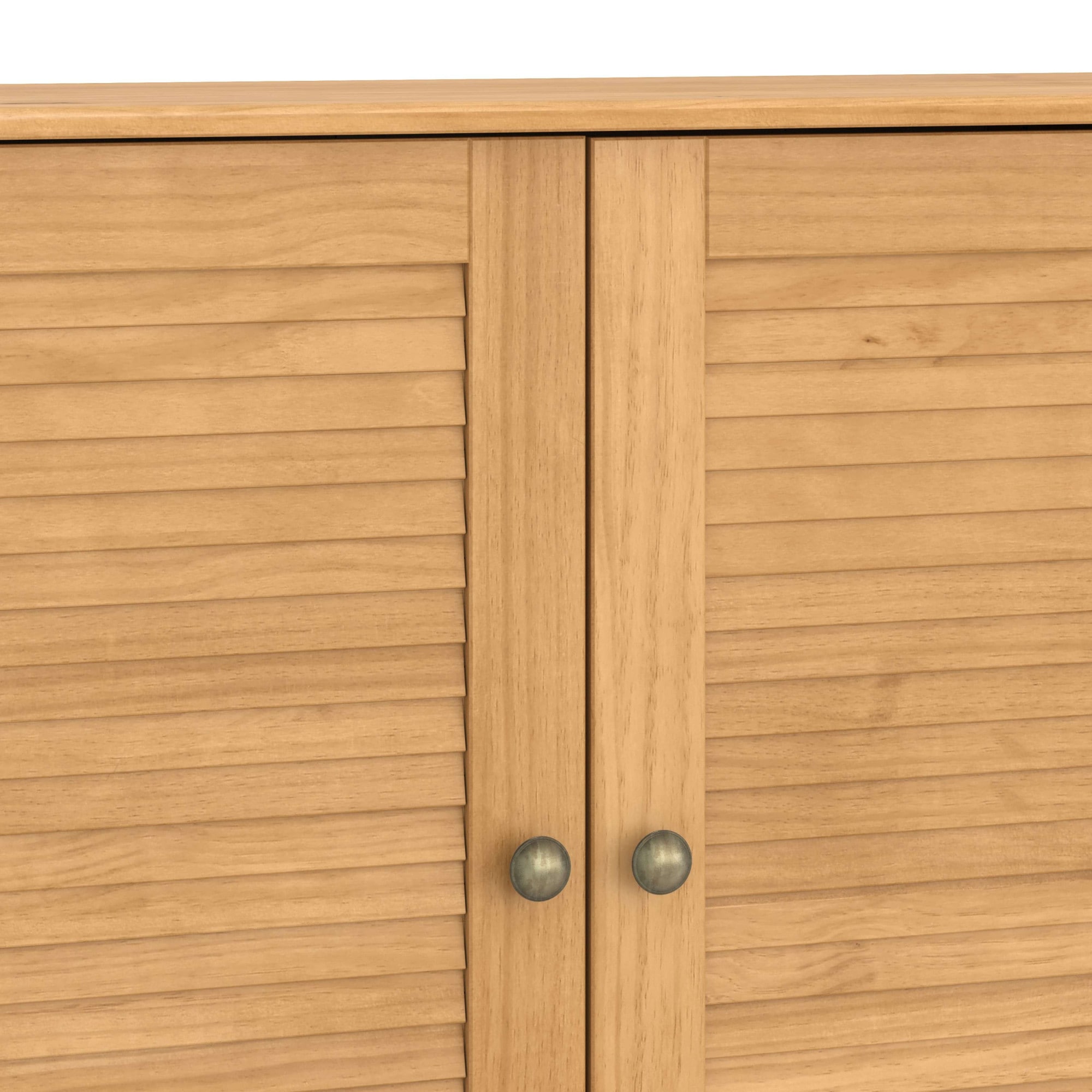 OTTO home Sideboard »Turia, mit Lamellentüren« Kommode aus massivem Kiefernholz, FSC®, 4 Schubkasten, Breite 125 cm