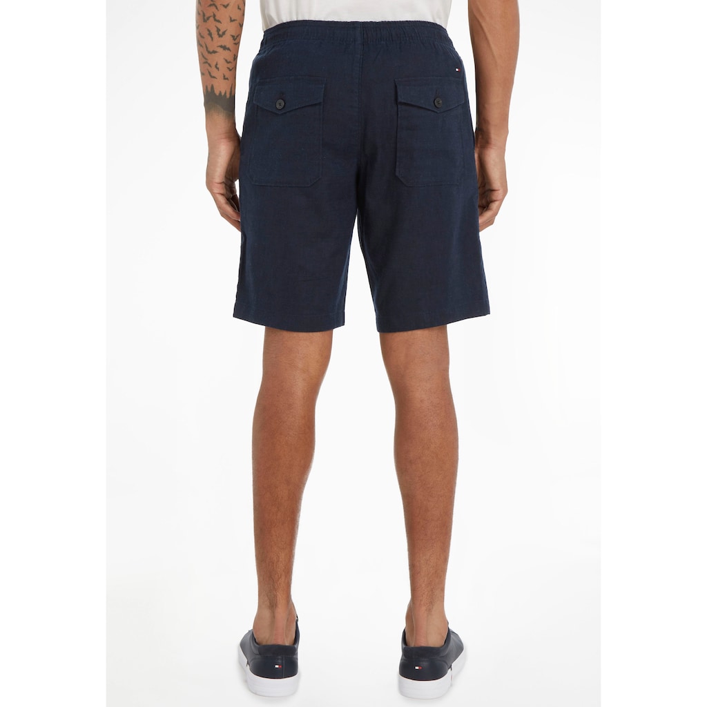 Tommy Hilfiger Stoffhose »HARLEM PO TECH LINEN SOLID«