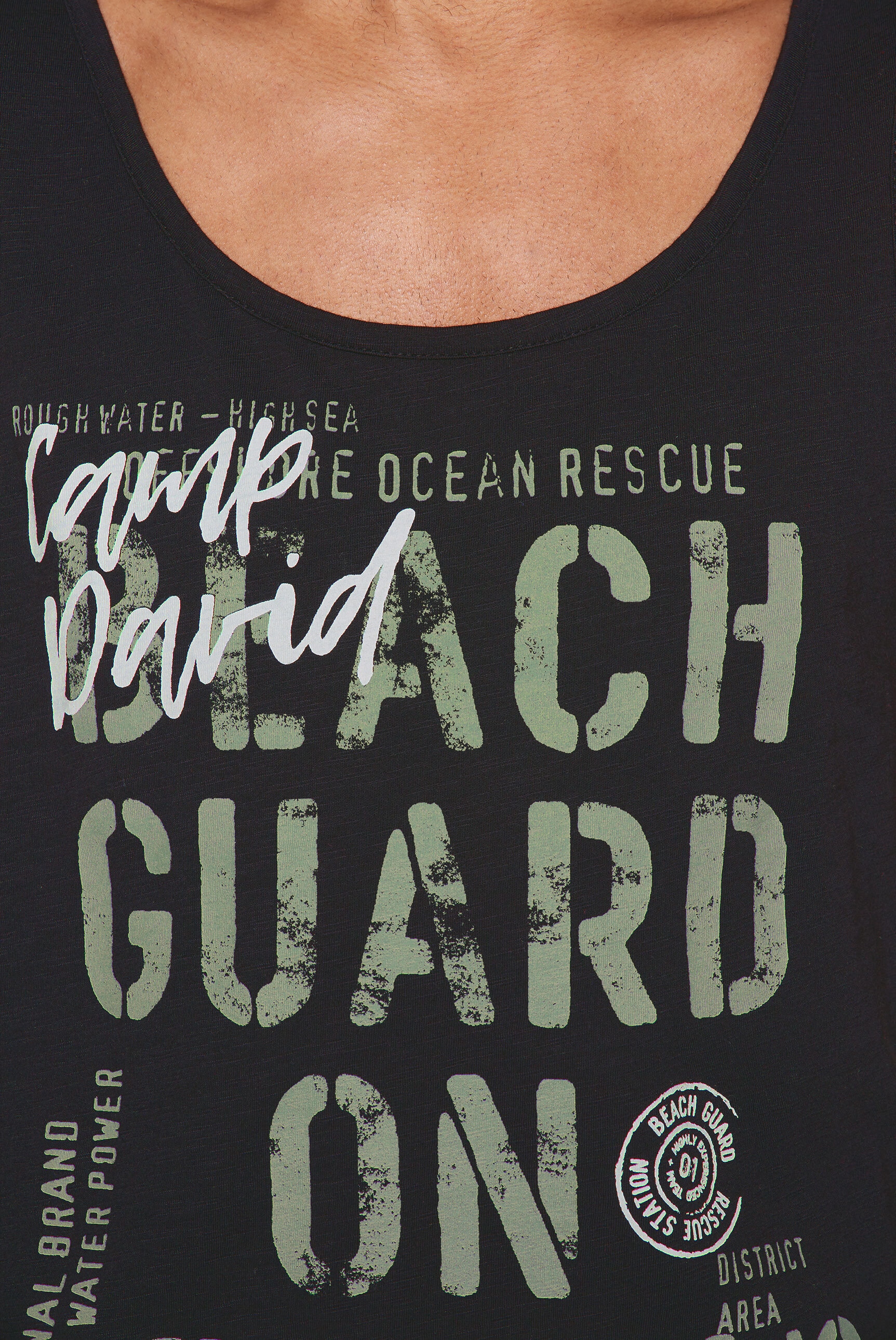 CAMP DAVID Tanktop, aus Baumwolle