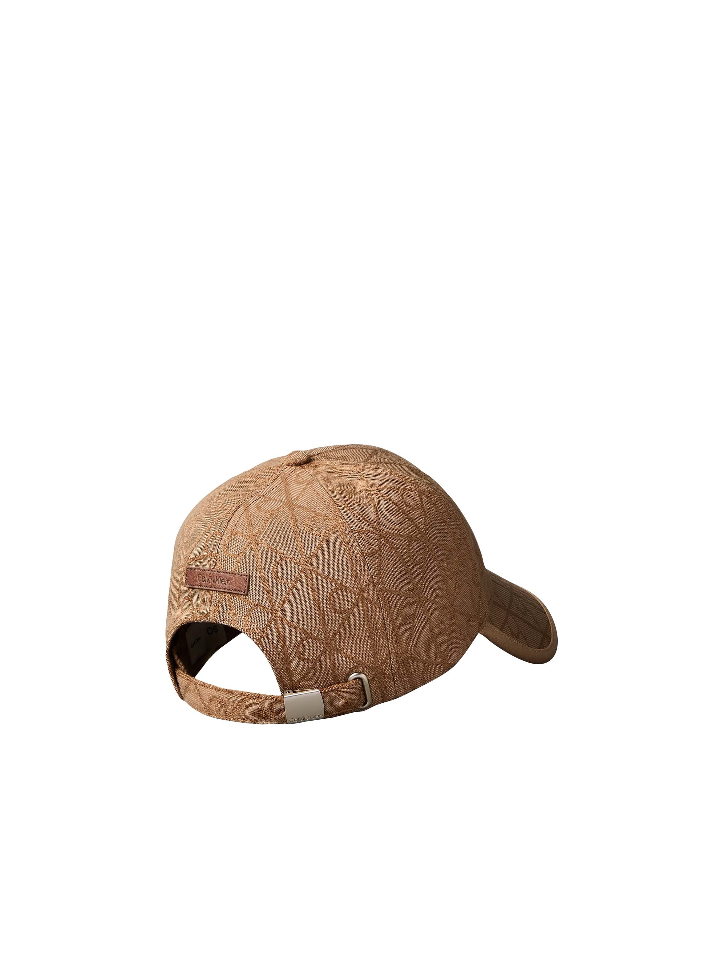 Calvin Klein Baseball Cap »LOGO AOP JACQUARD (BAG TIE BACK)« Regular fit und größenverstellbar