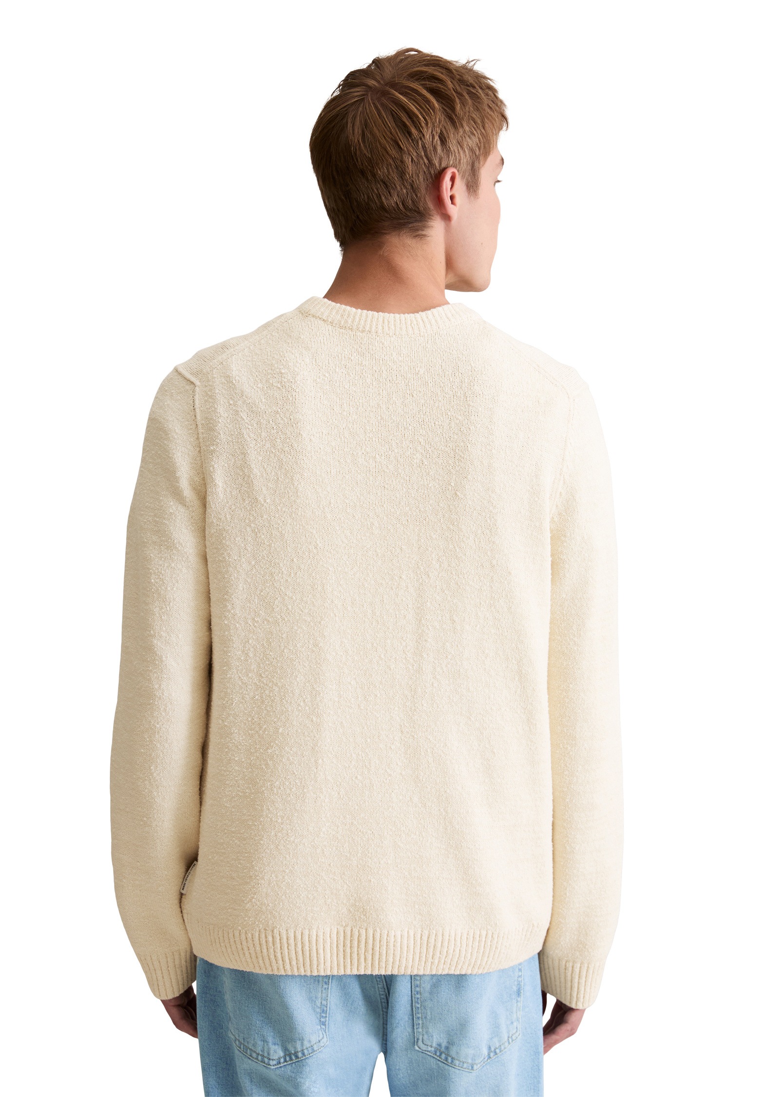 Marc O'Polo DENIM Rundhalspullover »aus Bio-Baumwoll-Bouclé«