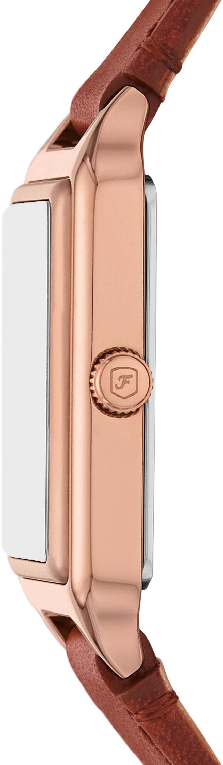 Fossil Quarzuhr »RAQUEL«, (Set, 2 tlg., mit Armband), Armbanduhr, Damenuhr, Lederarmband, Ideal auch als Geschenk, analog