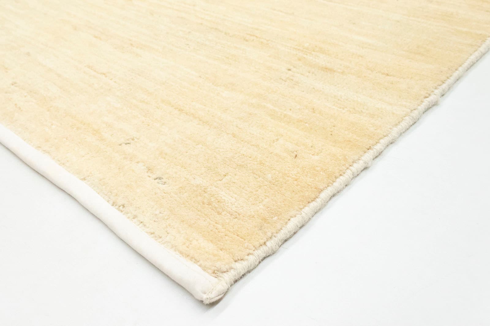 morgenland Wollteppich »Gabbeh Teppich handgeknüpft weiß«, rechteckig, handgeknüpft