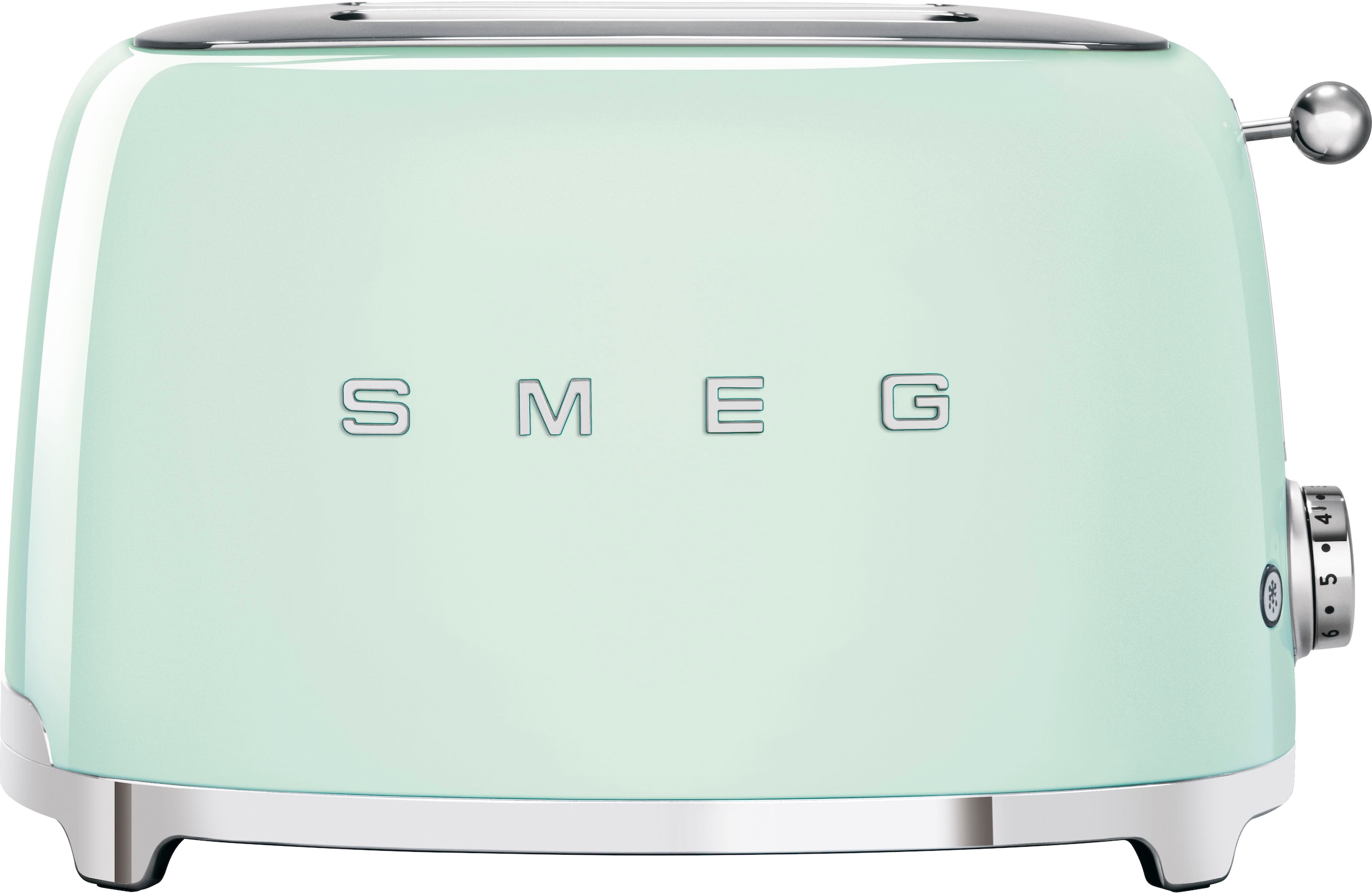 Smeg Toaster "TSF01PGEU", 2 kurze Schlitze, für 2 Scheiben, 950 W