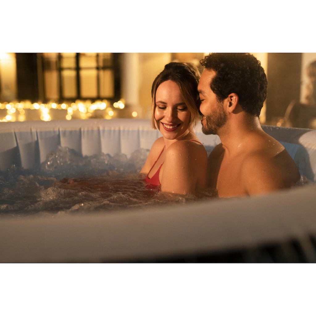 Bestway Whirlpool »LAY-Z-SPA® LED-Hollywood AirJet™«, ØxH: 196x66 cm, für bis zu 6 Personen