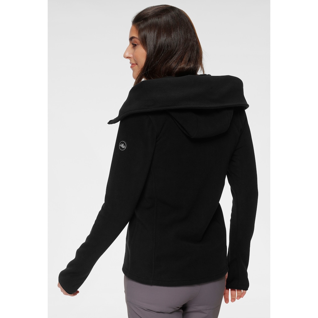 Polarino Fleecejacke, mit Kapuze