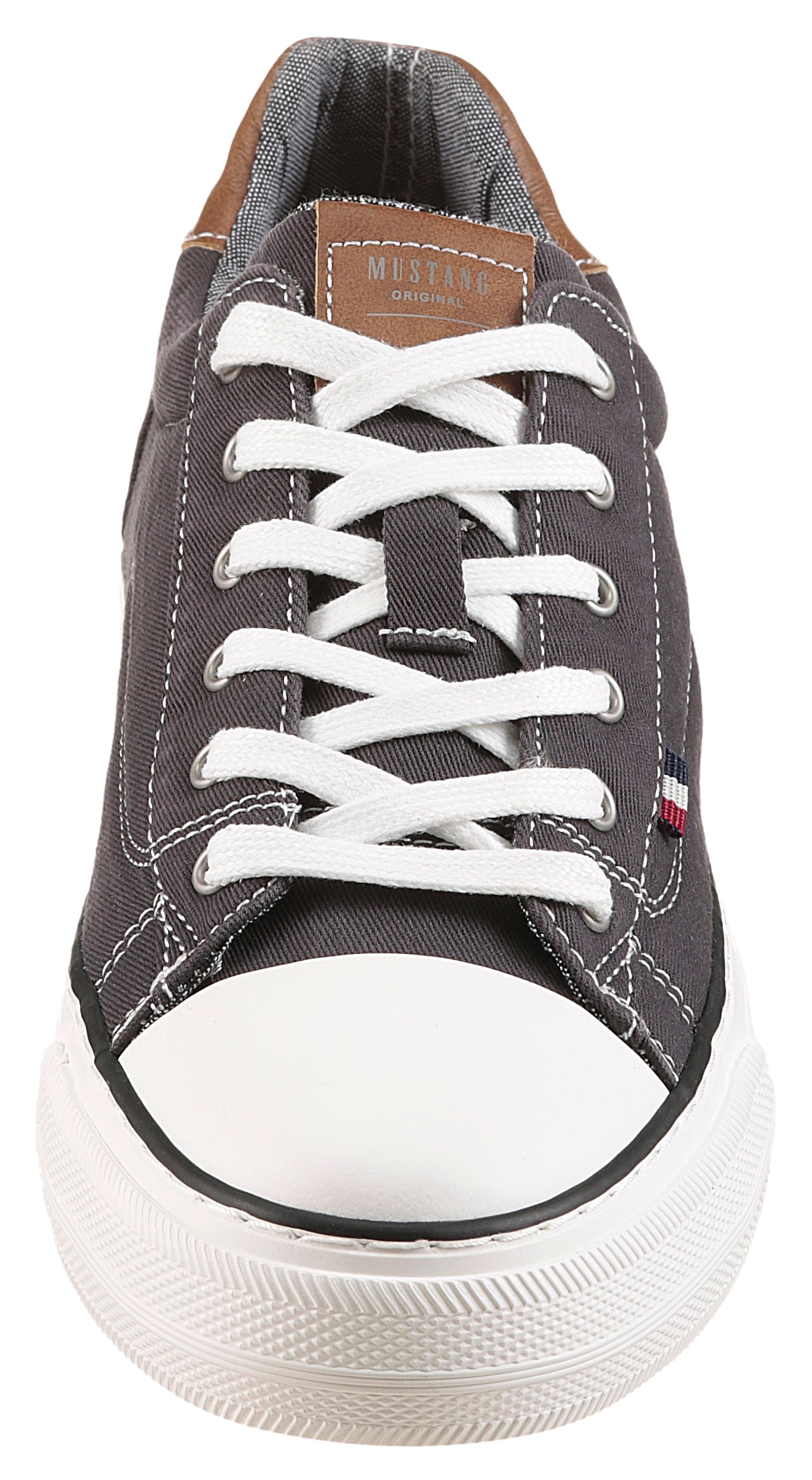 Mustang Shoes Sneaker, Freizeitschuh, Halbschuh, Schnürschuh, mit Gummikappe