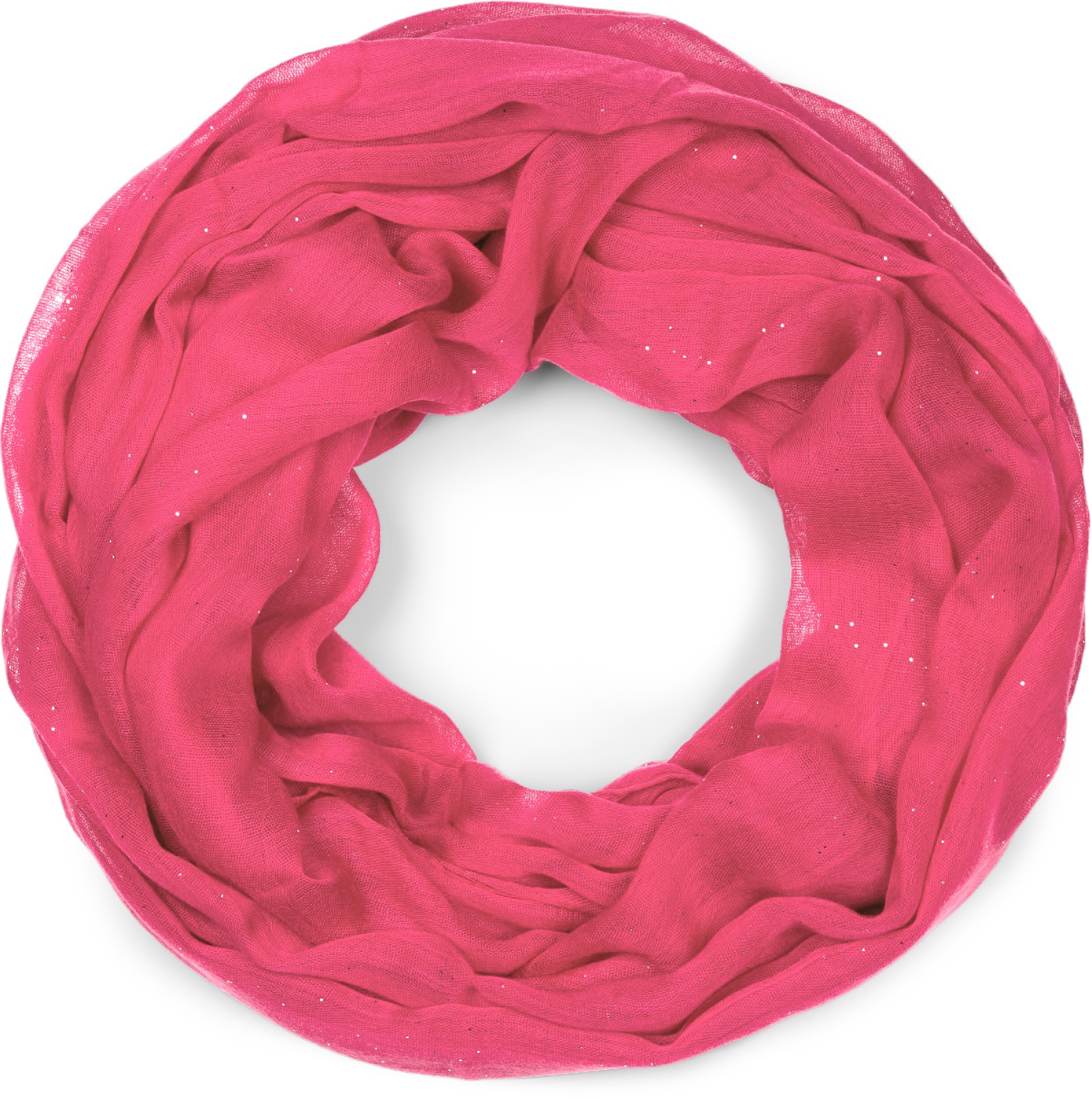 styleBREAKER Loop "Loop mit Glitzer unifarben" 1 Stk.