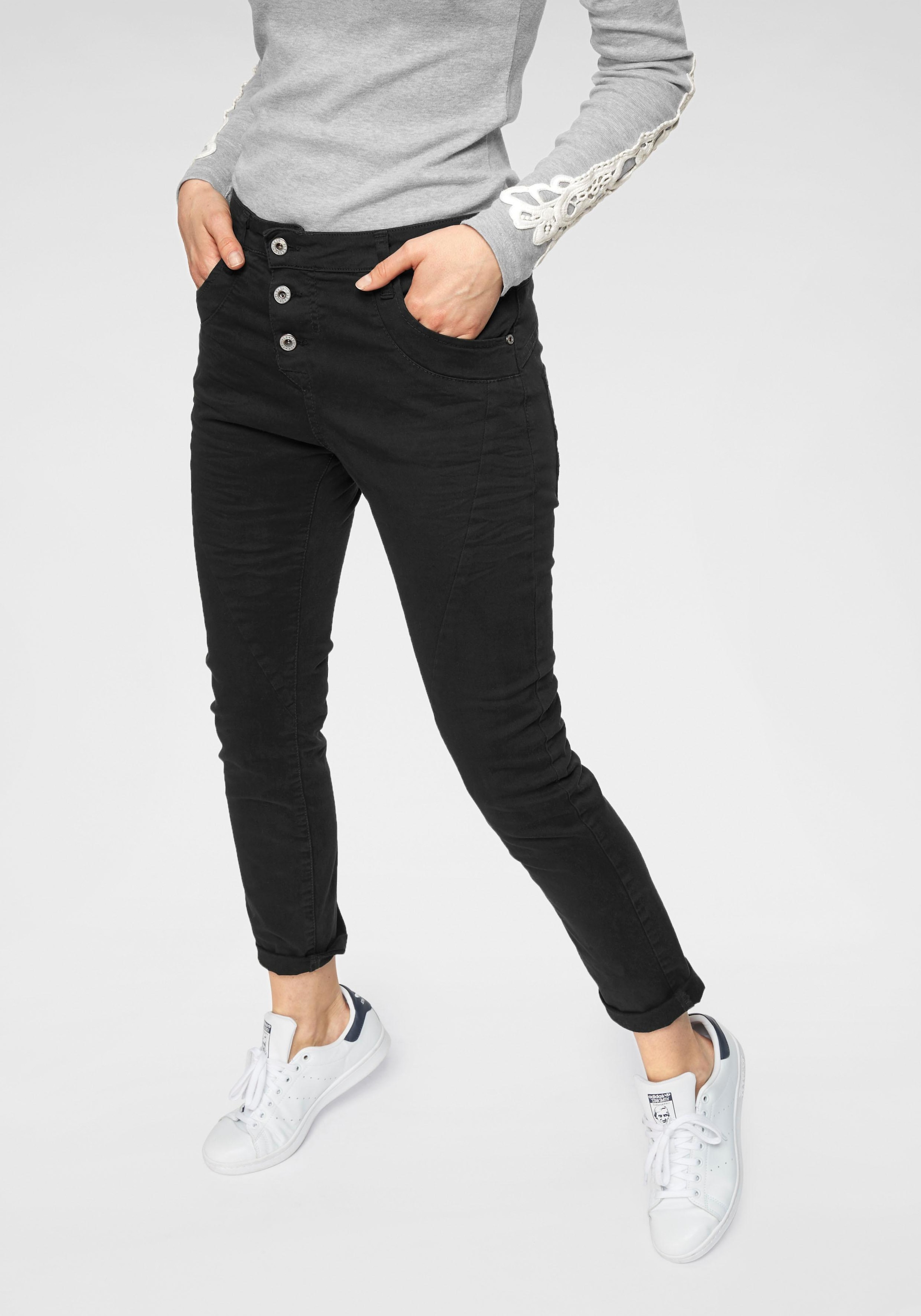 5-Pocket-Jeans »P78A«, Crinkle Optik