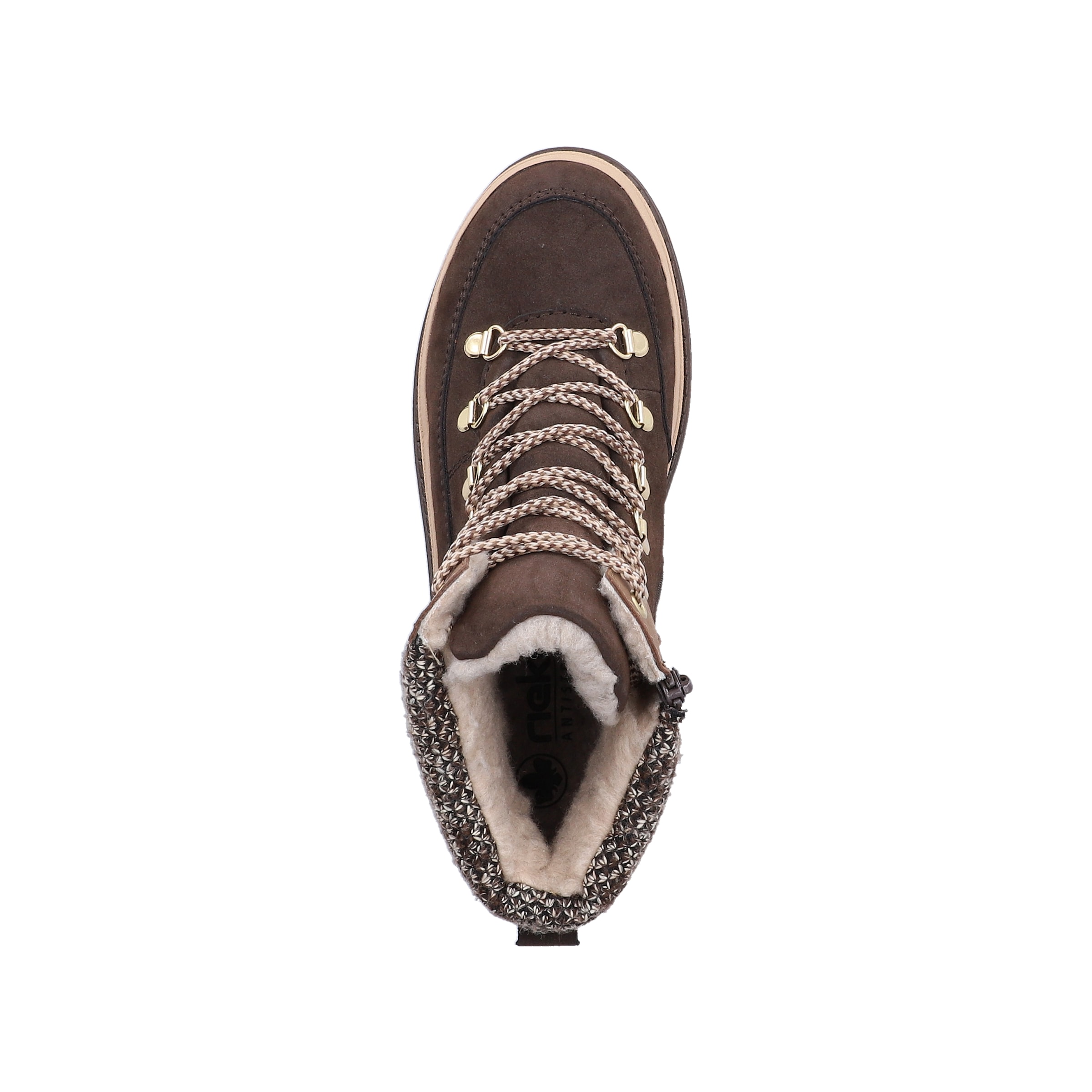 Rieker Winterboots  Winterstiefelette, Outdoorboots mit modischem Kragen