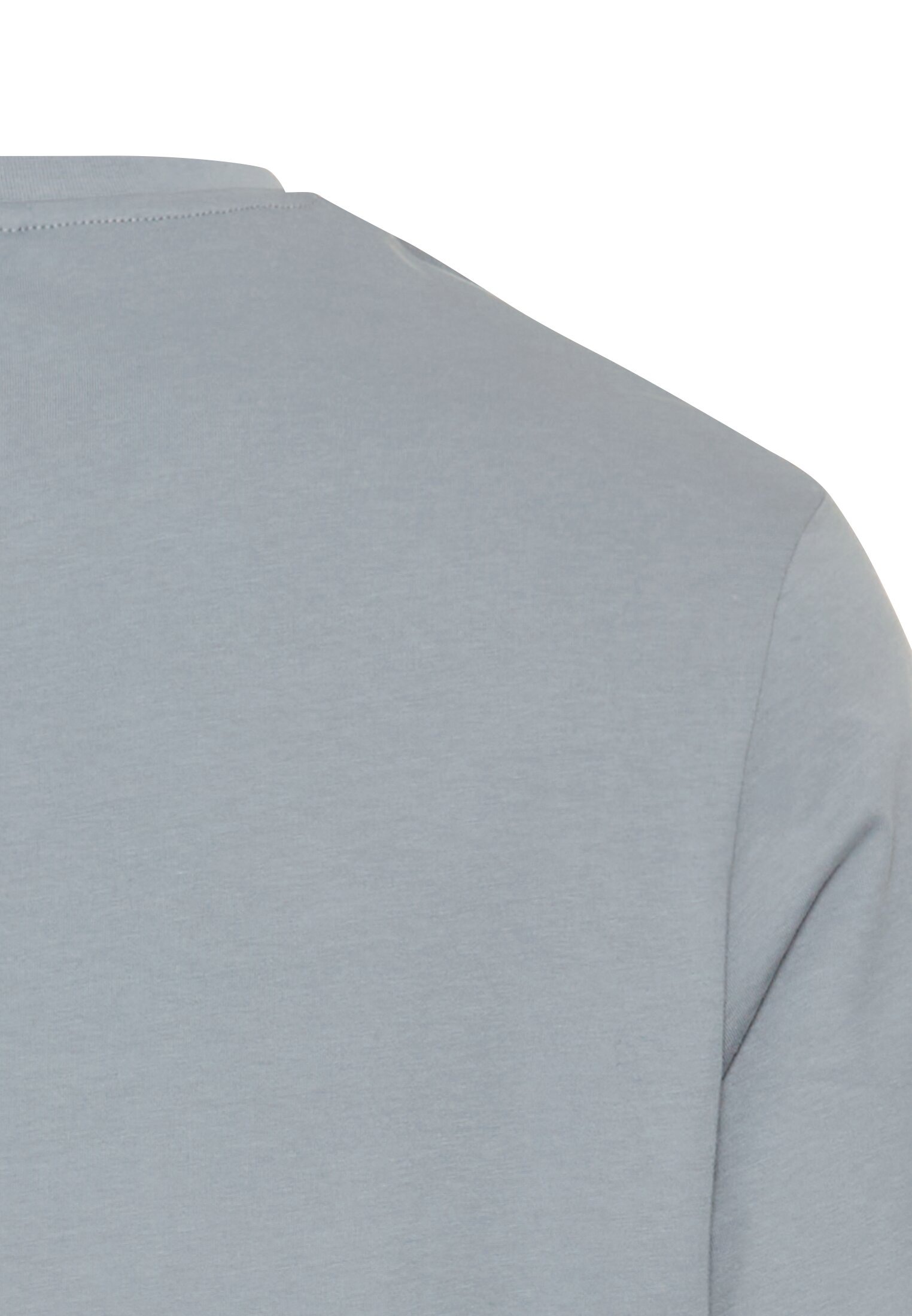T-Shirt CAMEL ACTIVE, Herren, Gr. XL, blau (stone blau), Jersey, Obermaterial: 100% Baumwolle, bestickt, unifarben, normal hüftbedeckend, Rundhals, Shirts T-Shirt, mit Logo-Stickerei 3