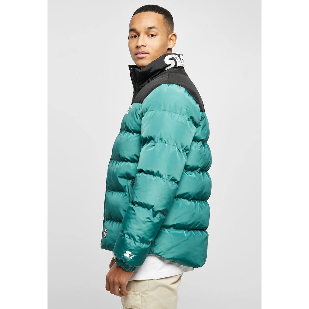 Starter Black Label Daunenjacke »Starter Black Label Herren Starter Logo Puffer Jacket«, (1 St.), ohne Kapuze