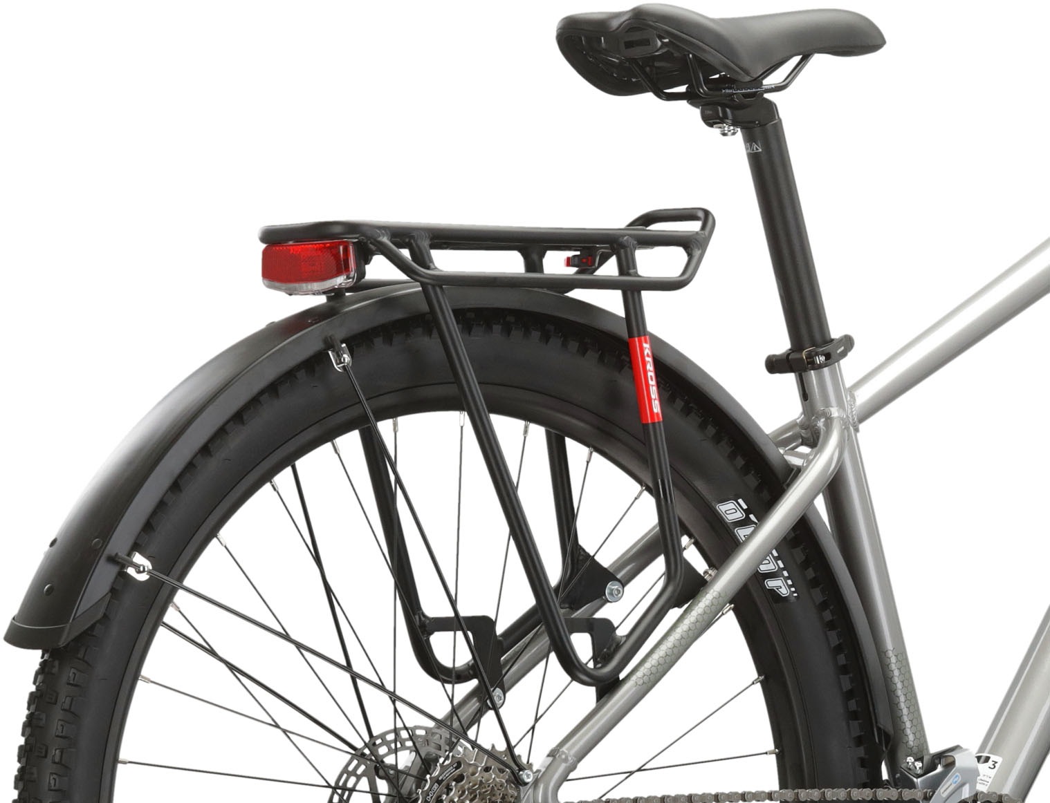 Kross Mountainbike »KROSS MTB Hardtail Hexagon 4.0 27,5" silber«, 16 Gang, Shimano, ACERA M3020 Schaltwerk, Kettenschaltung