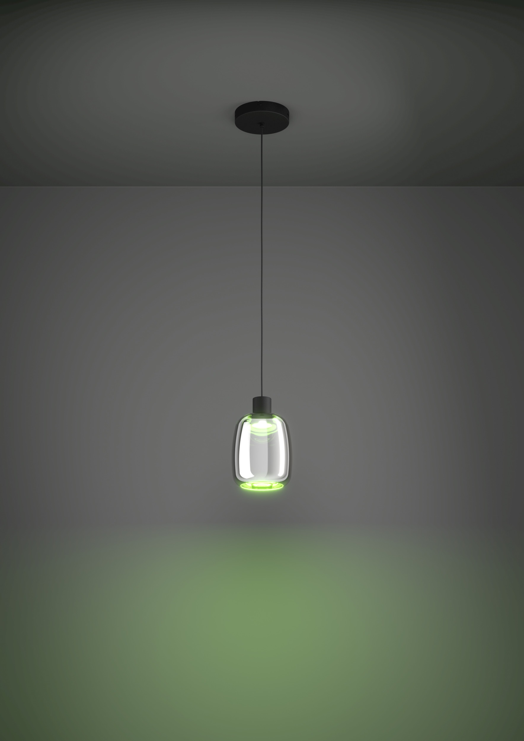 EGLO Hängeleuchte »MOLOCHIO-Z Pendellampe - Stahl - LED - 1X3,7W - IP20« LED-Modul 1 Stk. Kaltweiß | Neutralweiß | Warmweiß Hängelampe, Deckenlampe, Wohnzimmer, Esszimmer, H110 x Ø18 cm