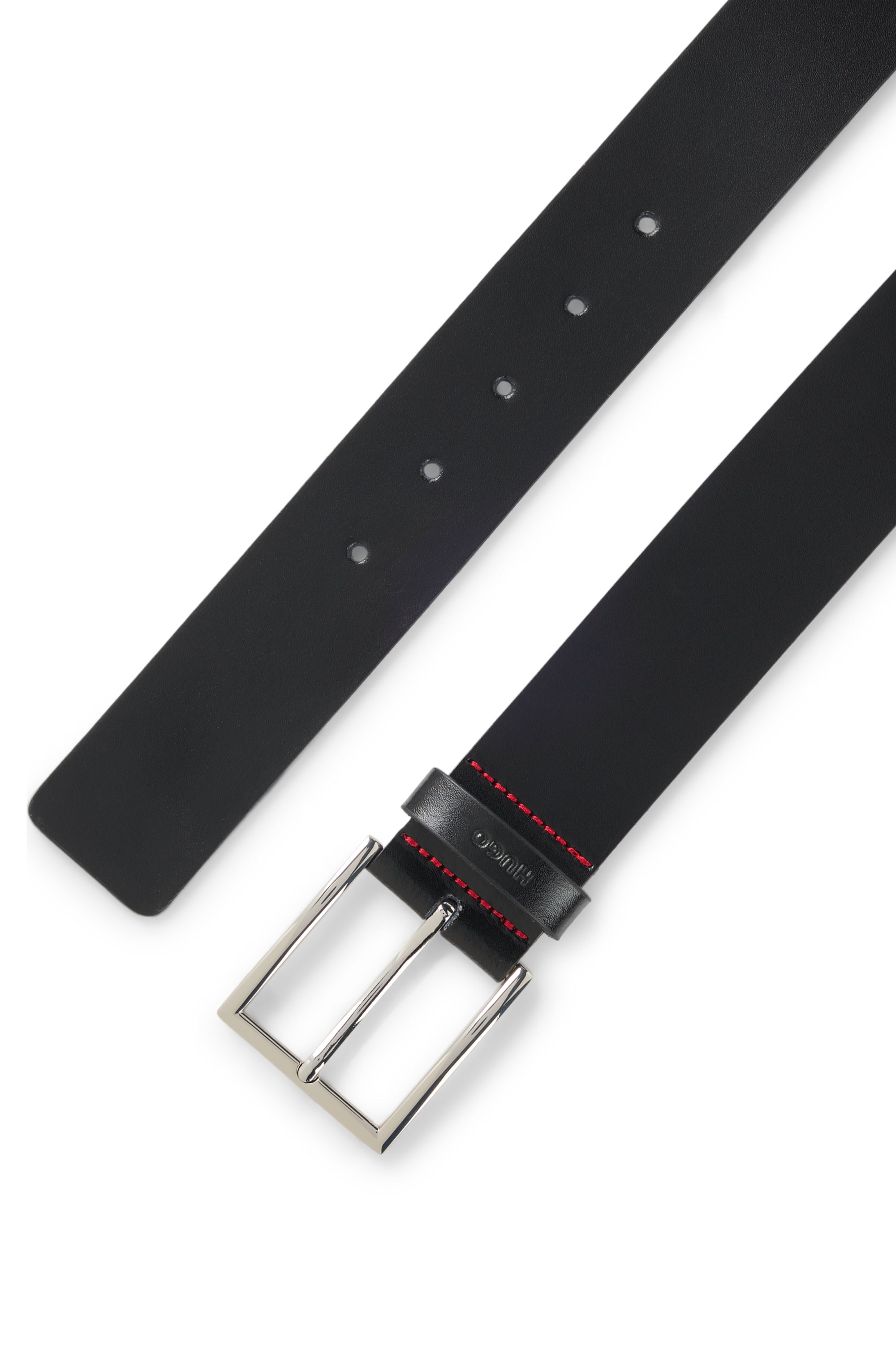 Thumbnail - HUGO Ledergürtel "Giaspo Sz40" mit Logo-Schlaufe