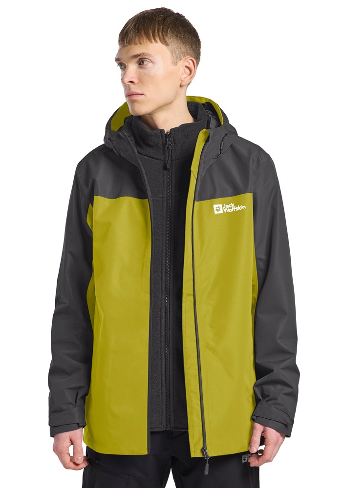 Jack Wolfskin 3-in-1-Funktionsjacke "TAUBENBERG 3IN1 JKT M" mit Kapuze 3in1 günstig online kaufen