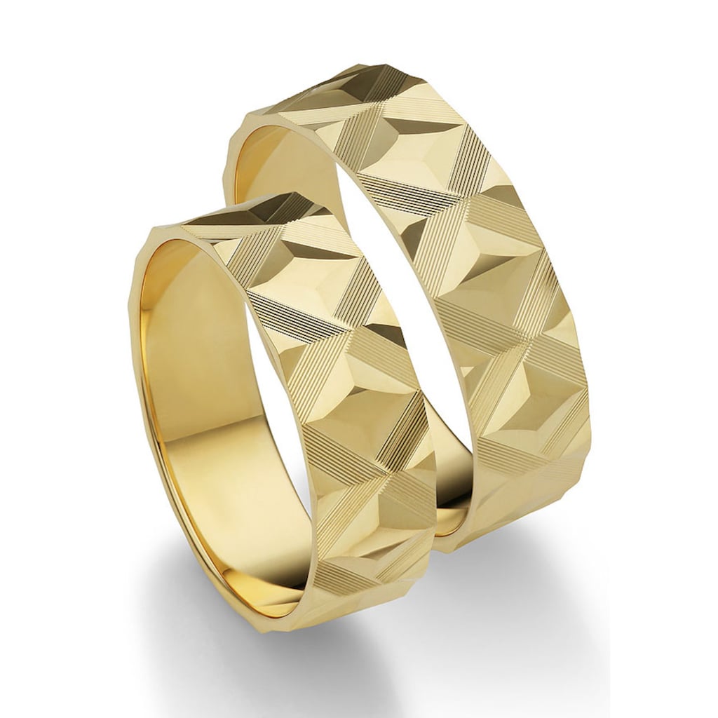 Firetti Trauring »Schmuck Geschenk Gold 375 Hochzeit Ehering "LIEBE"«