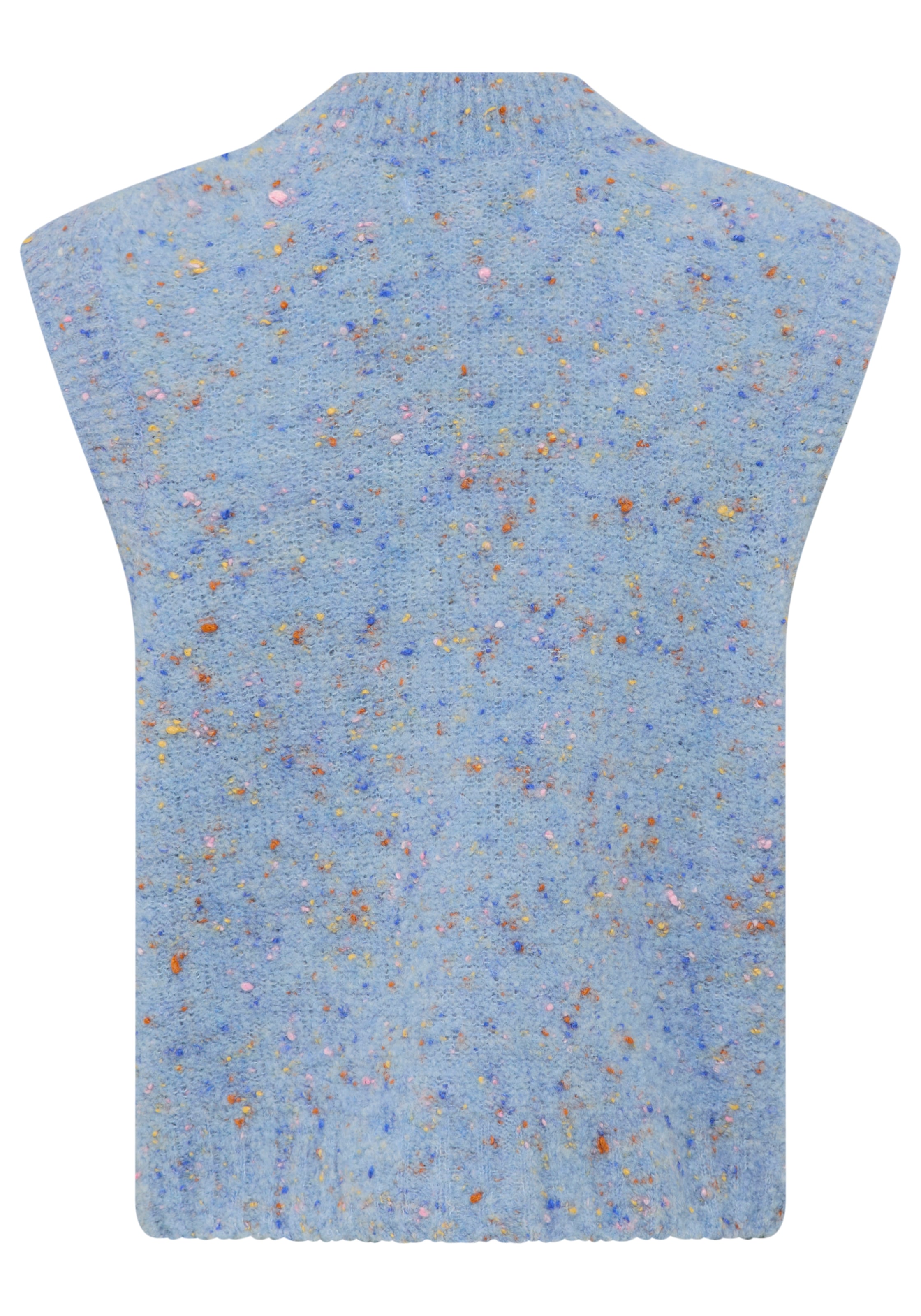 Marc O'Polo DENIM Strickweste ärmelloser Bouclé-Cardigan regular fit aus Schurwolle-Viskose-Mix