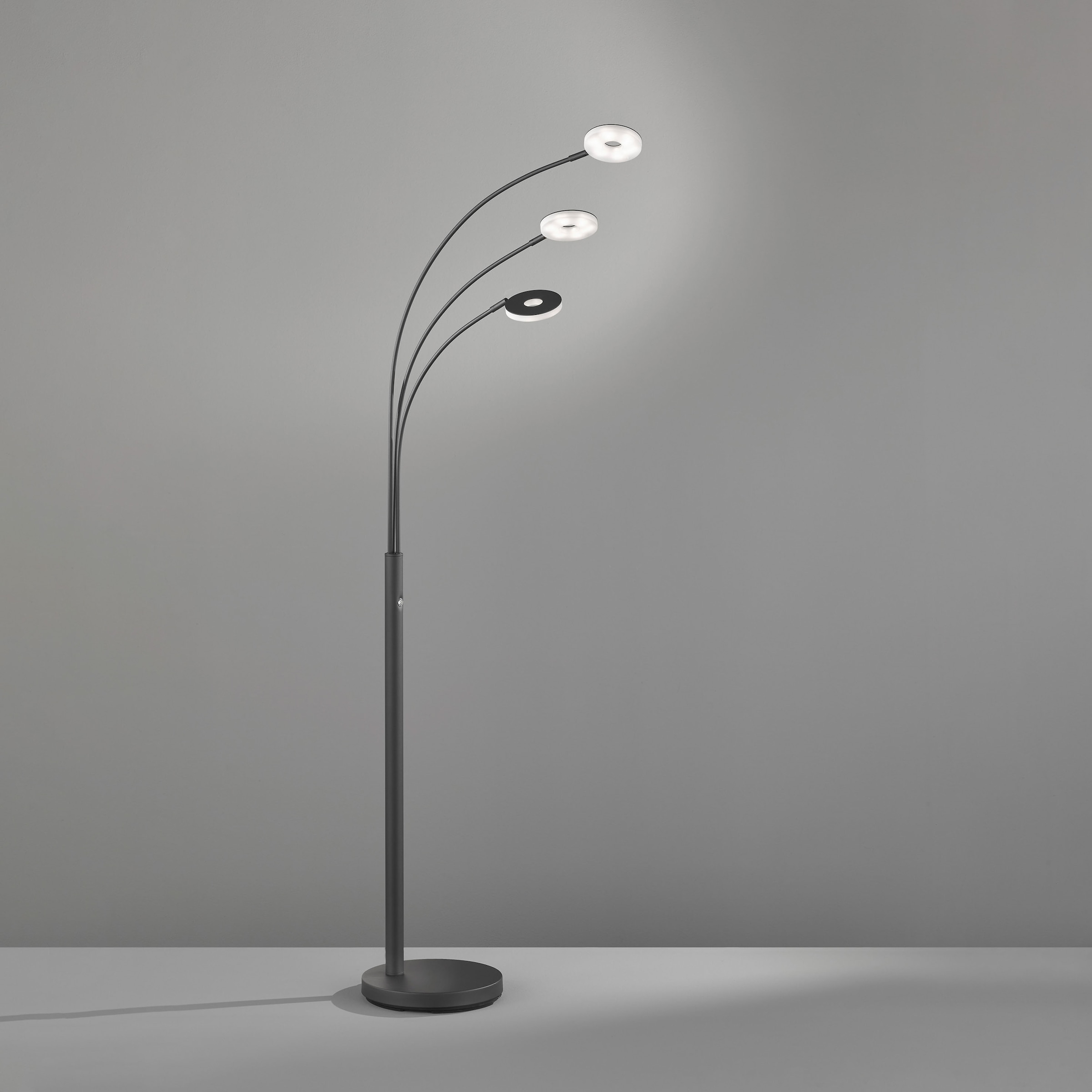 FISCHER & HONSEL LED Bogenlampe »Dent«, 3 flammig, Leuchtmittel LED-Modul | LED fest integriert