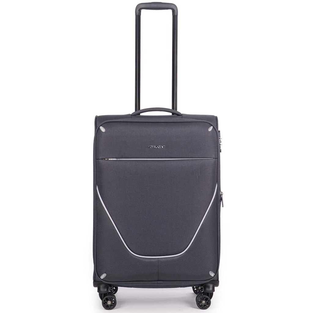 Stratic Weichgepäck-Trolley »Strong M, anthracite«, 4 Rollen