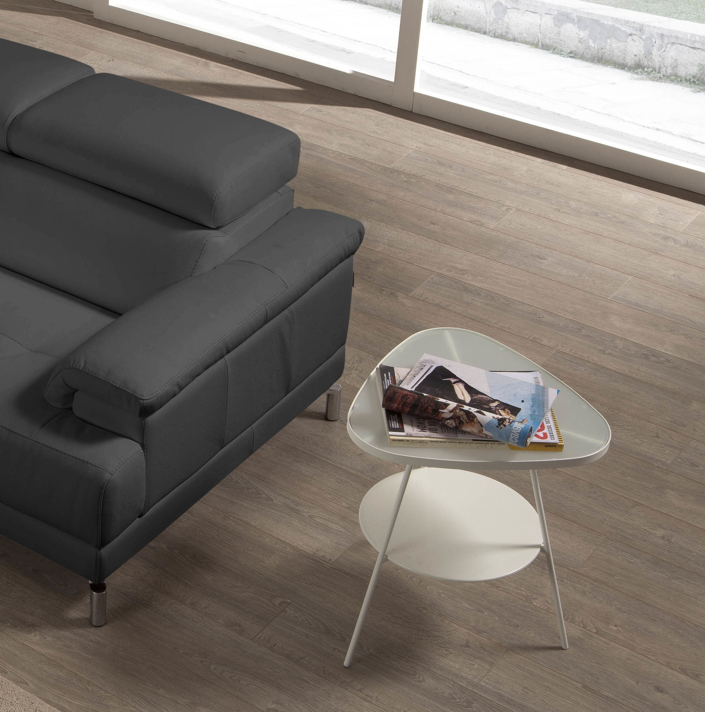 Thumbnail - Egoitaliano Ecksofa "Soul, Design und Sitzkomfort auf hohem Niveau, tolle Details, L-Form", mit Recamiere, inkl. Kopftei...
