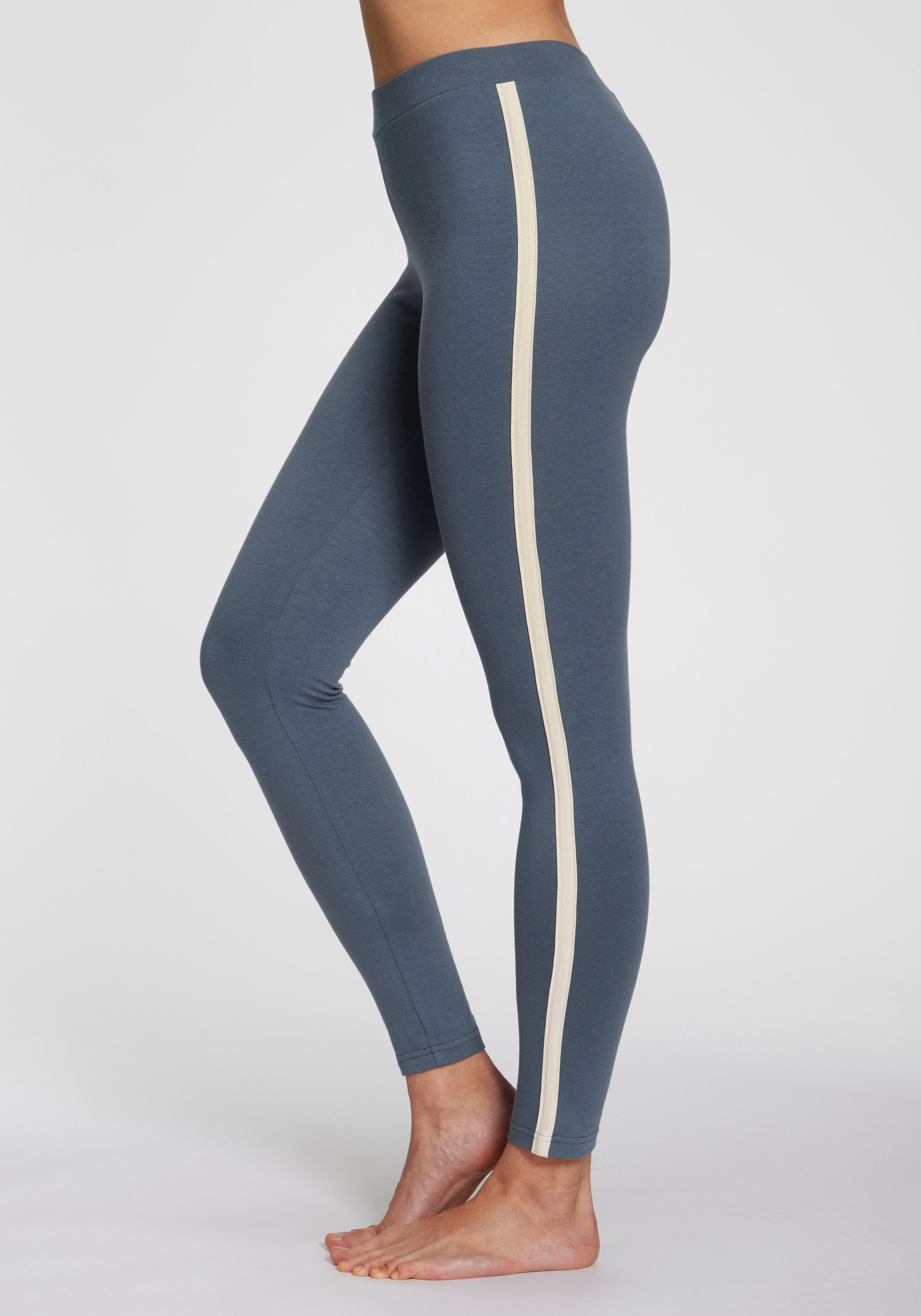 H.I.S Leggings, mit schmalen Seitenstreifen
