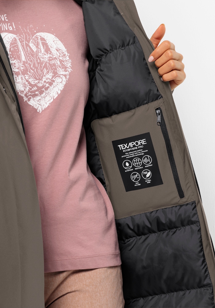 Jack Wolfskin Funktionsmantel »LUISENPLATZ COAT W«