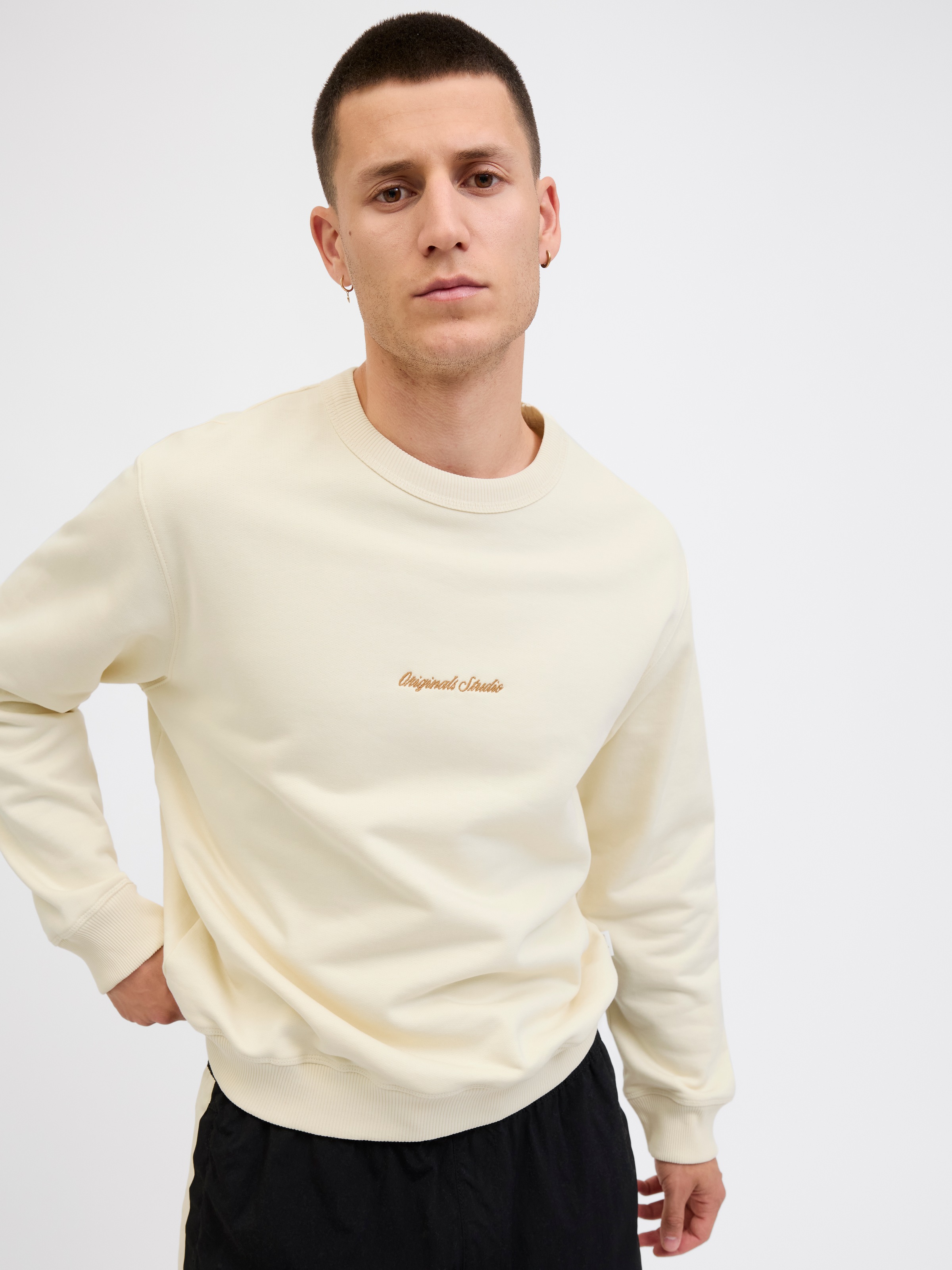 Jack & Jones Sweatshirt "JORNORREBRO EMB SWEAT CREW NOOS" mit Logo Print günstig online kaufen
