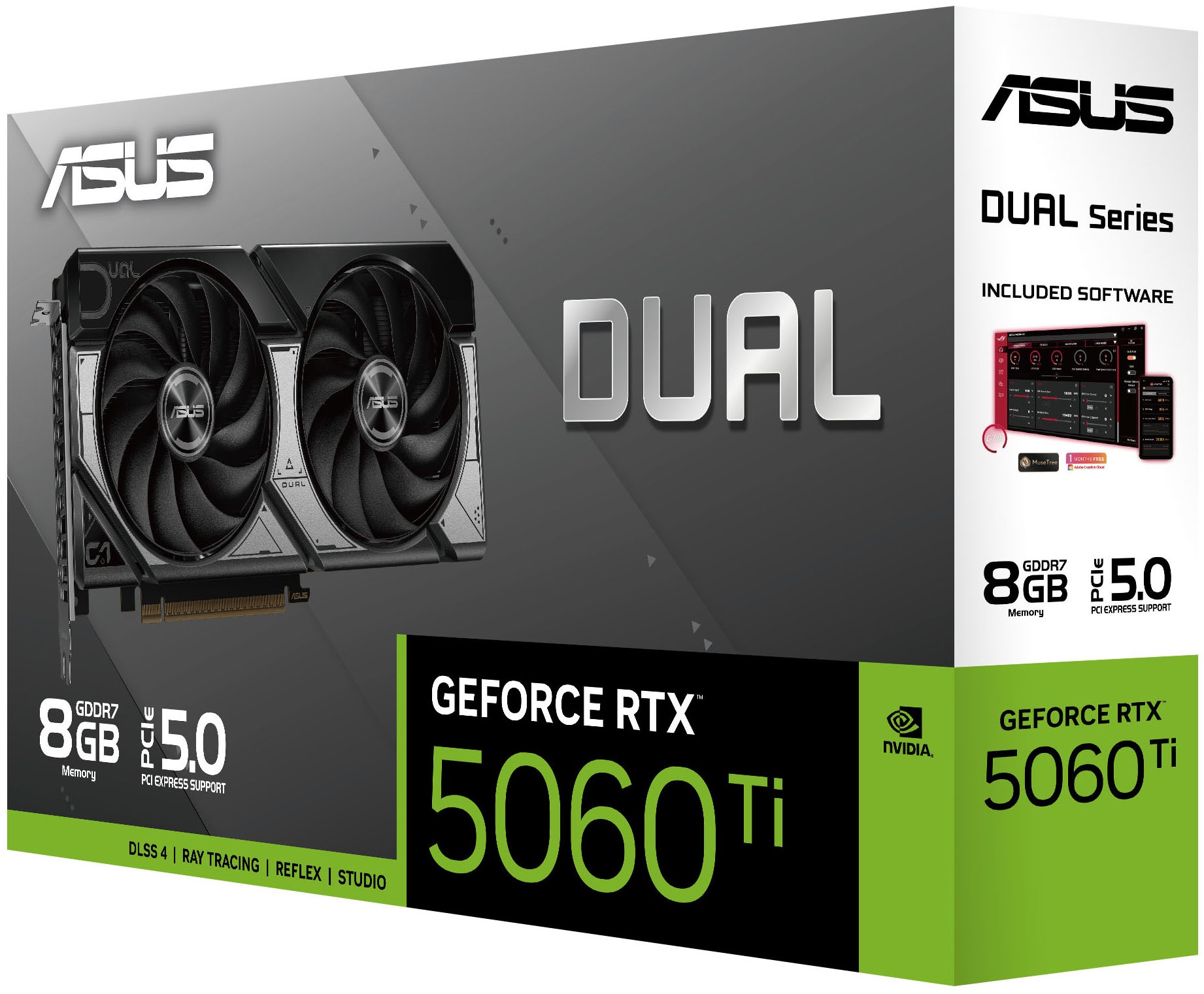 Asus Grafikkarte »Dual RTX 5060 Ti 8 GB« 8 GB GDDR7