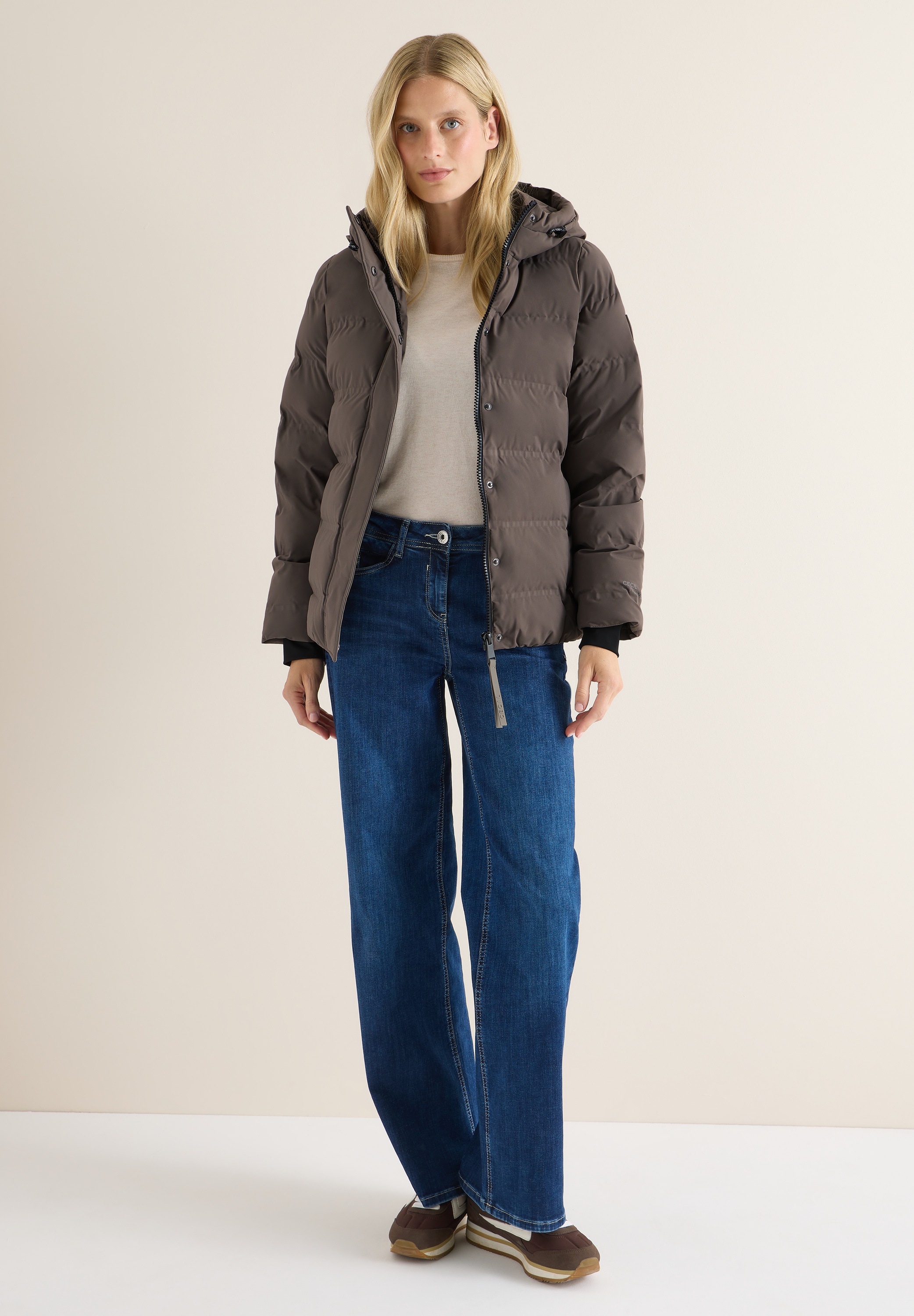 Thumbnail - Cecil Steppjacke mit Kapuze mit moderner Steppung