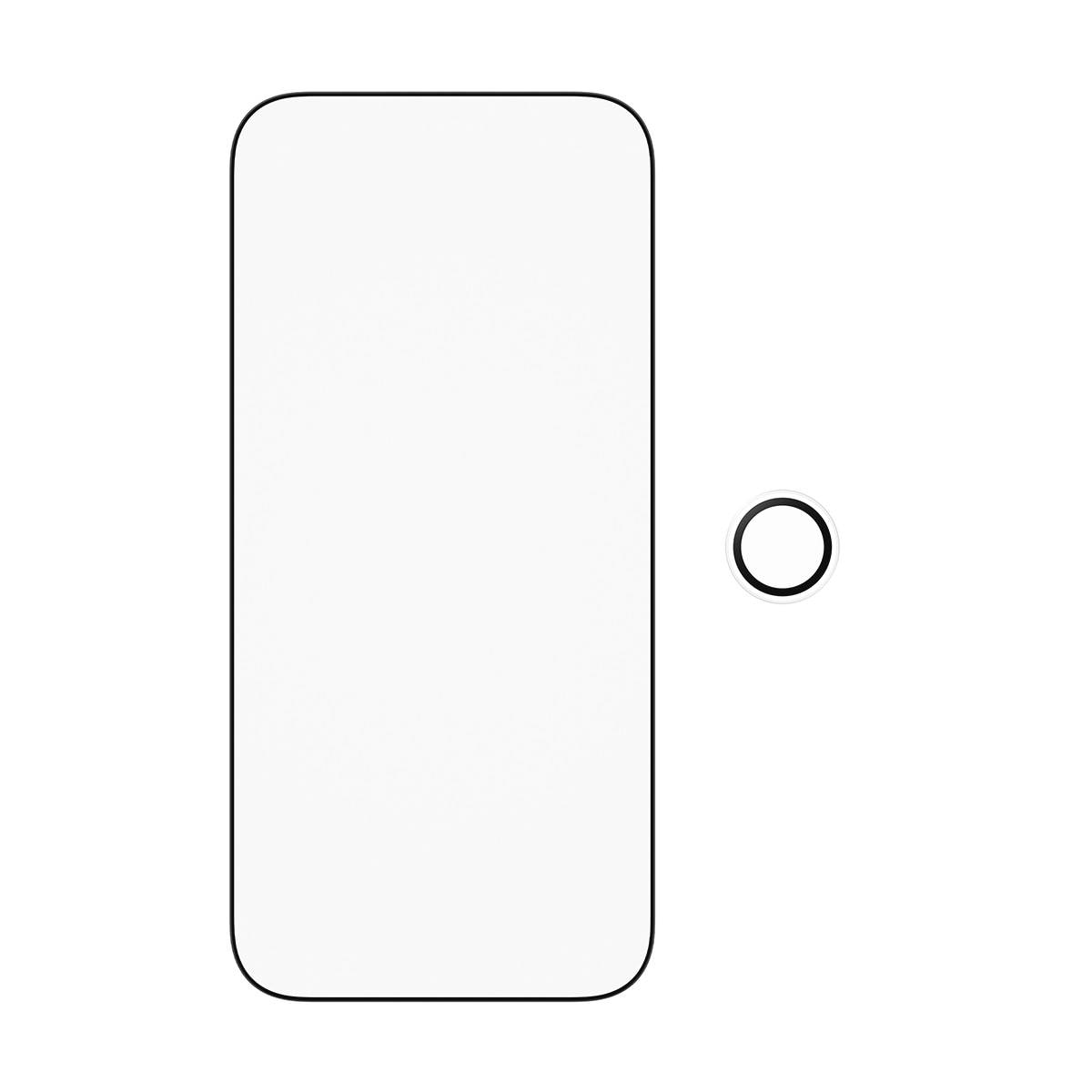CARE by PanzerGlass Displayschutzglas »2-in-1 Protection Essentials Bundle«, für Apple iPhone Air, Displayschutzfolie, Schutzfolie, Bildschirmschutz, kratz- & stoßfest