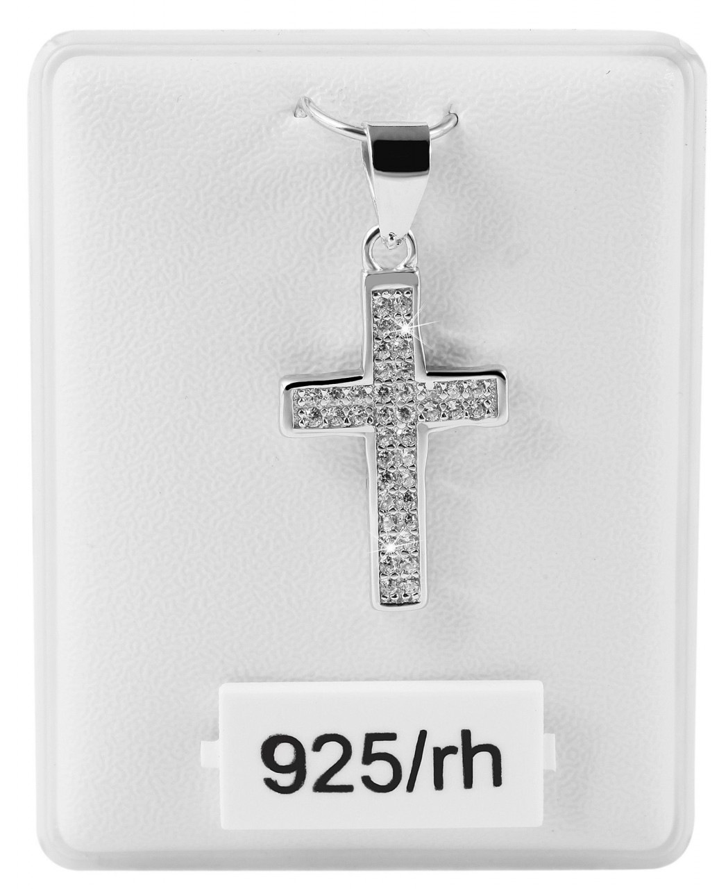 Adelia´s Kettenanhänger »Neuheit 2025 - stylischer Kreuz Anhänger aus 925 Sterling Silber«