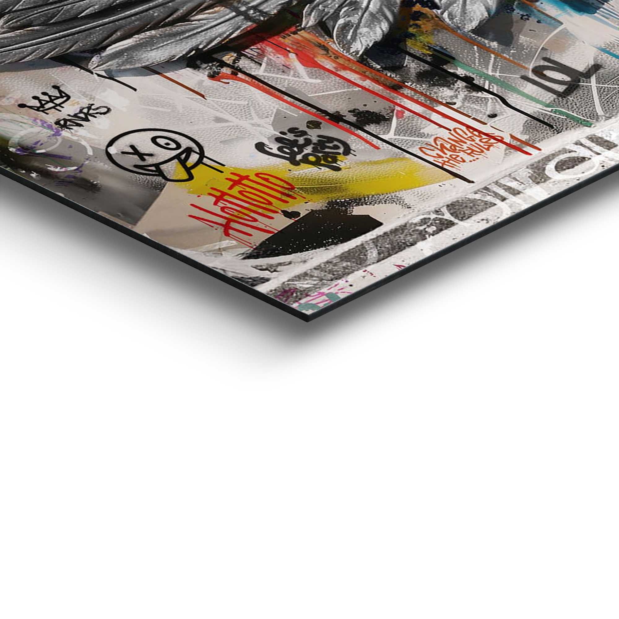 Reinders! Deco-Panel »Graffiti-Engel«, Hobbyraum - Mehrfarbig - MDF - Street Art - 90x30 cm