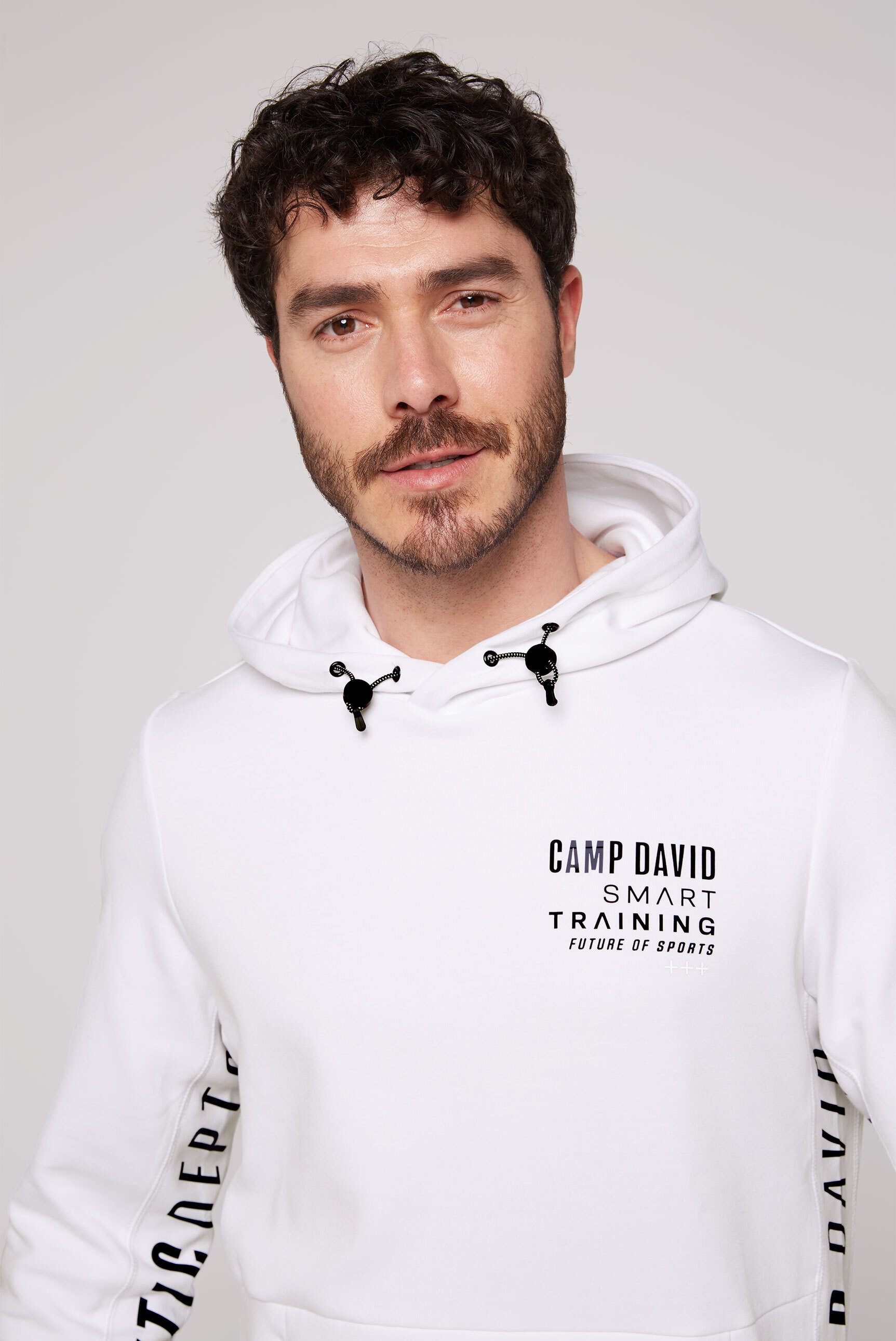 CAMP DAVID Kapuzensweatshirt, mit verstellbarem Gummizug an der Kapuze
