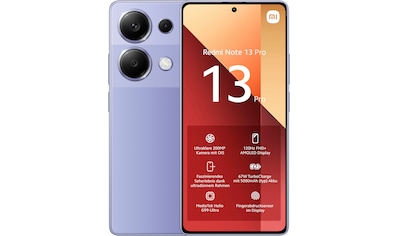 Smartphone »Redmi Note 13 Pro 256Gb«, Lavender Purple, 16,94 cm/6,67 Zoll, 256 GB...