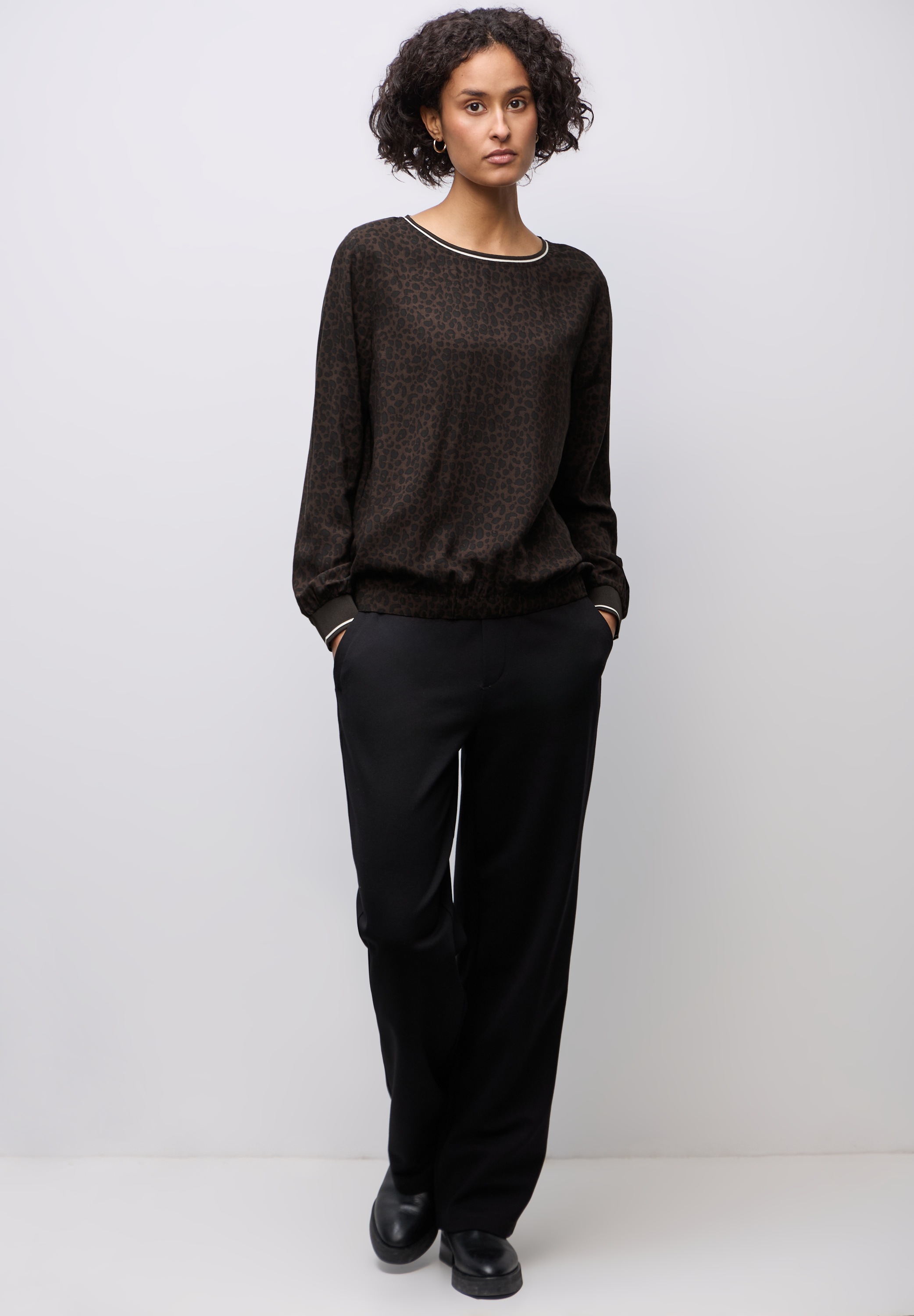 Thumbnail - STREET ONE Langarmbluse mit Leoprint