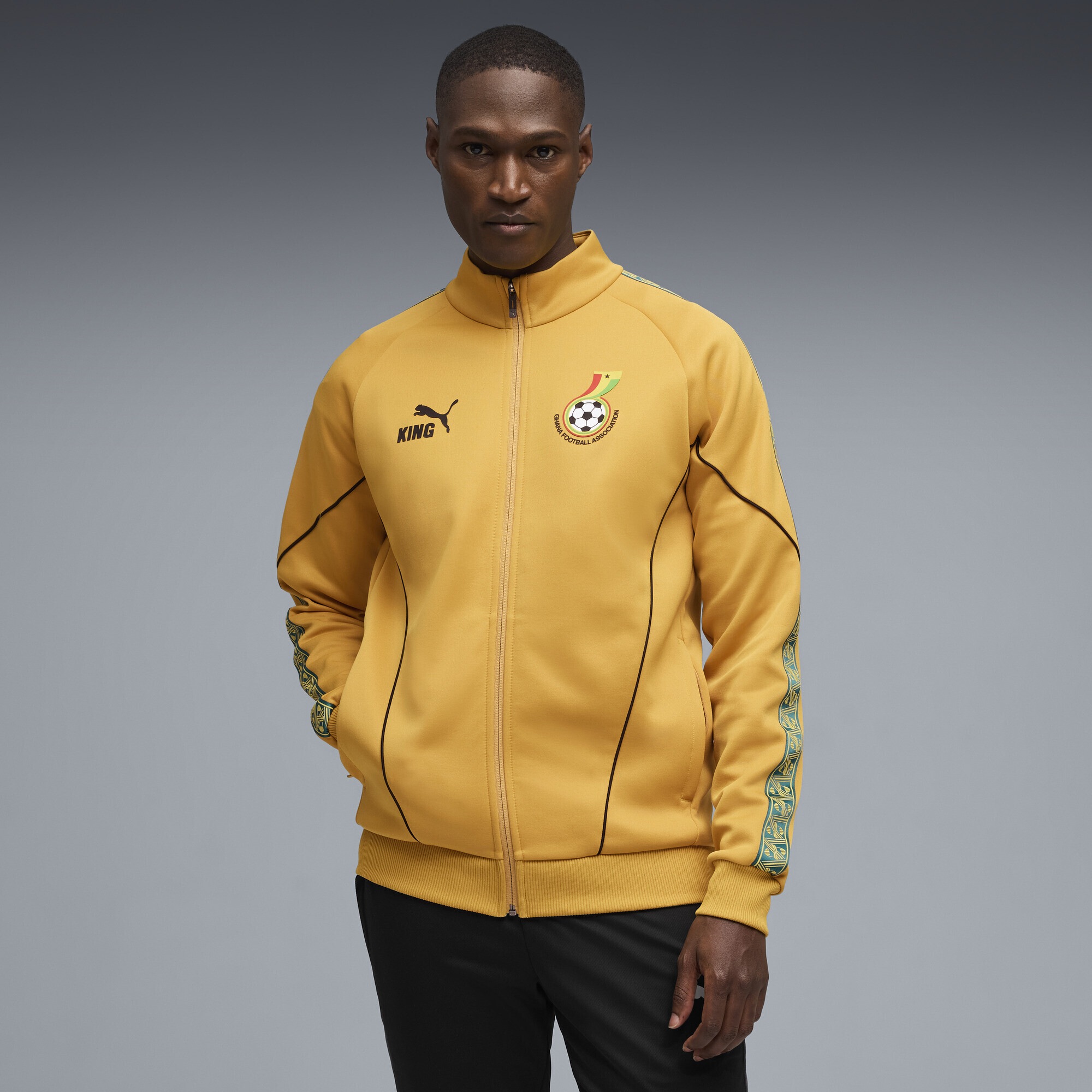 PUMA Sweatjacke »Ghana KING Anthem Jacke Herren«