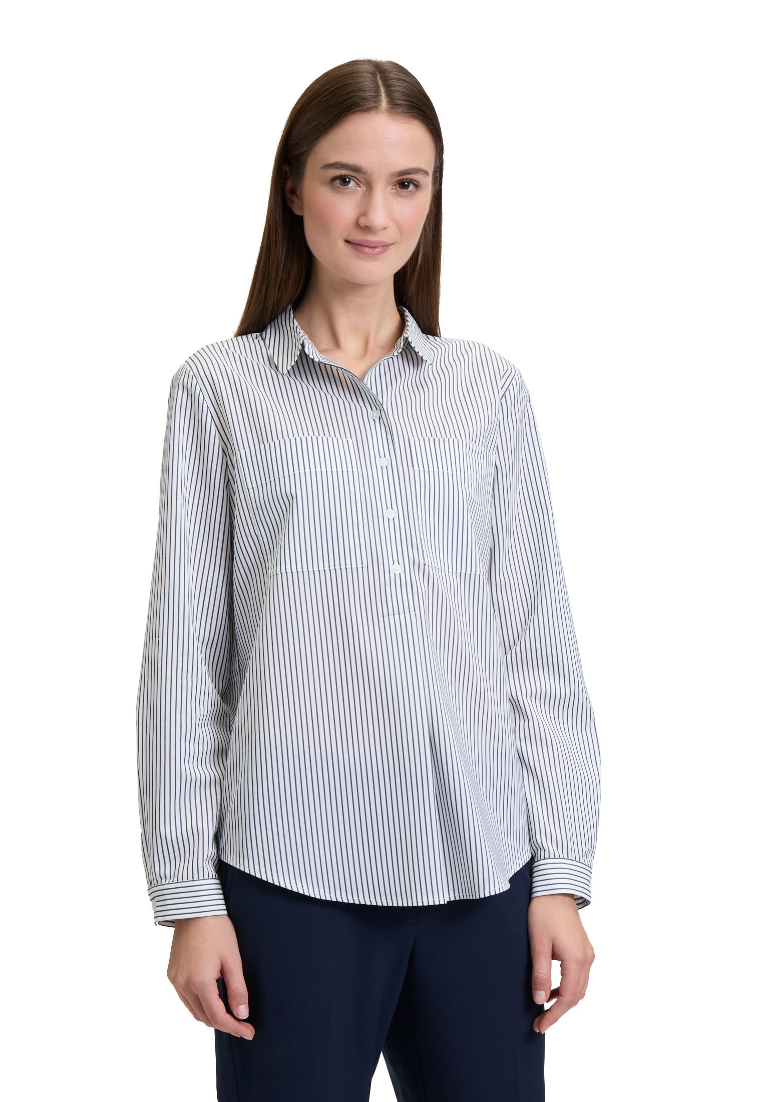 Betty&Co Langarmbluse "Betty & Co Damen Langarm-Bluse mit Streifen" günstig online kaufen