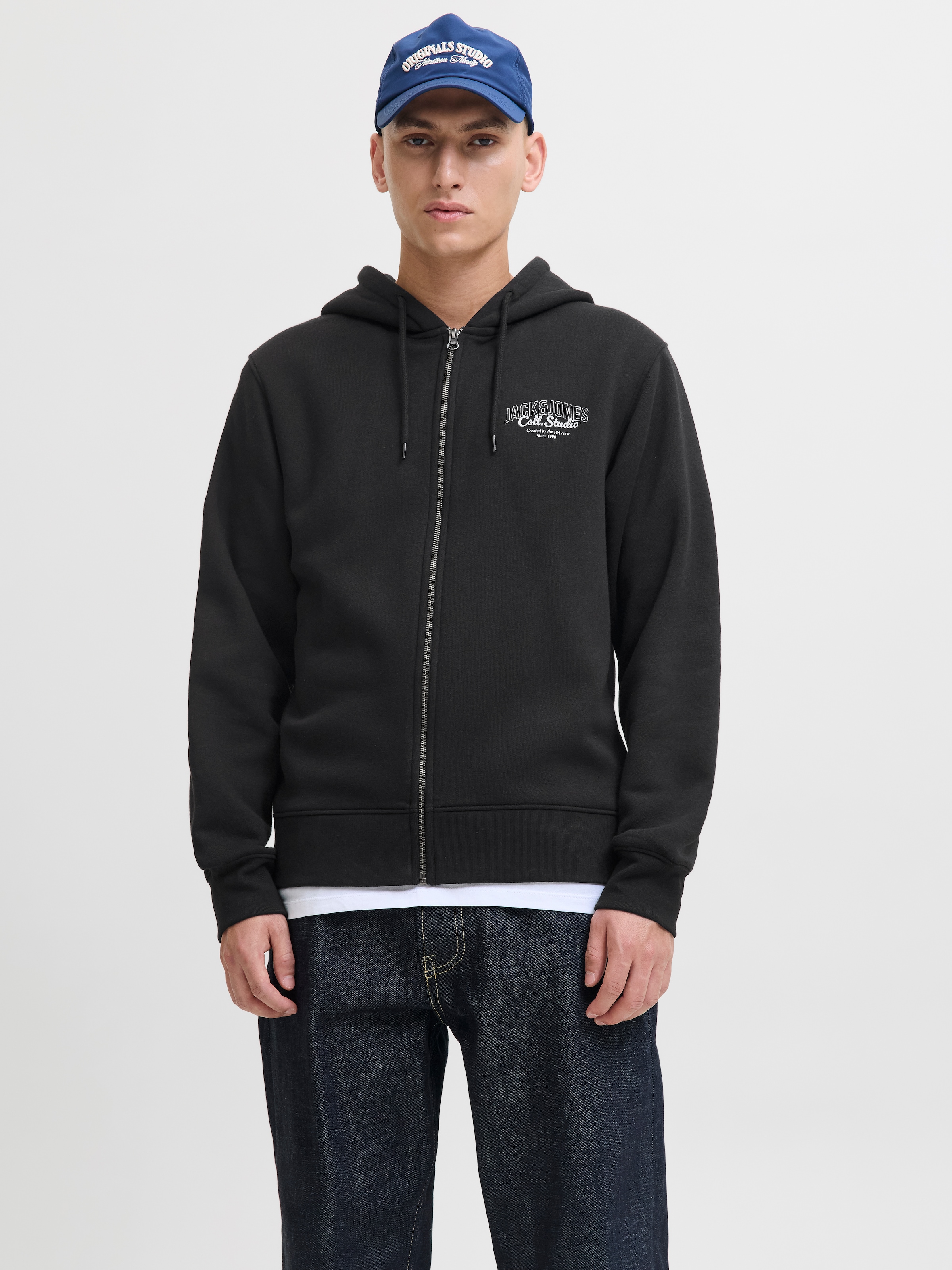 Jack & Jones Kapuzensweatjacke "JJMAKOTO SWEAT ZIP HOOD" günstig online kaufen