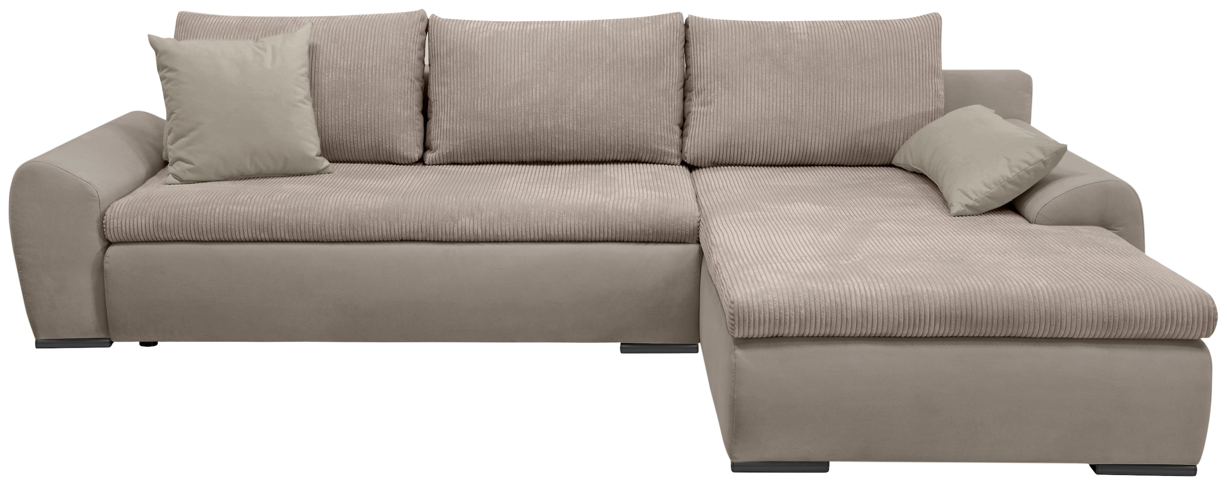 Home affaire Ecksofa "Win, L-Form, Breite 285cm", optional mit Schlaffunkti günstig online kaufen