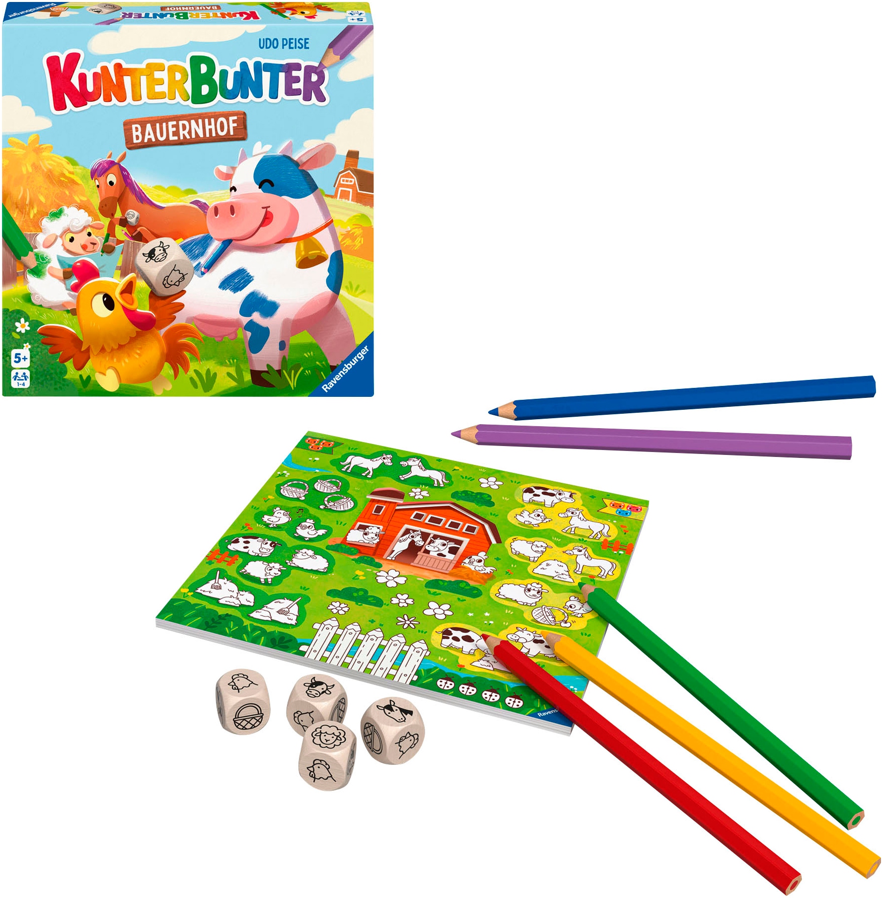 Ravensburger Spiel »Kunterbunter Bauernhof«, Made in Europe