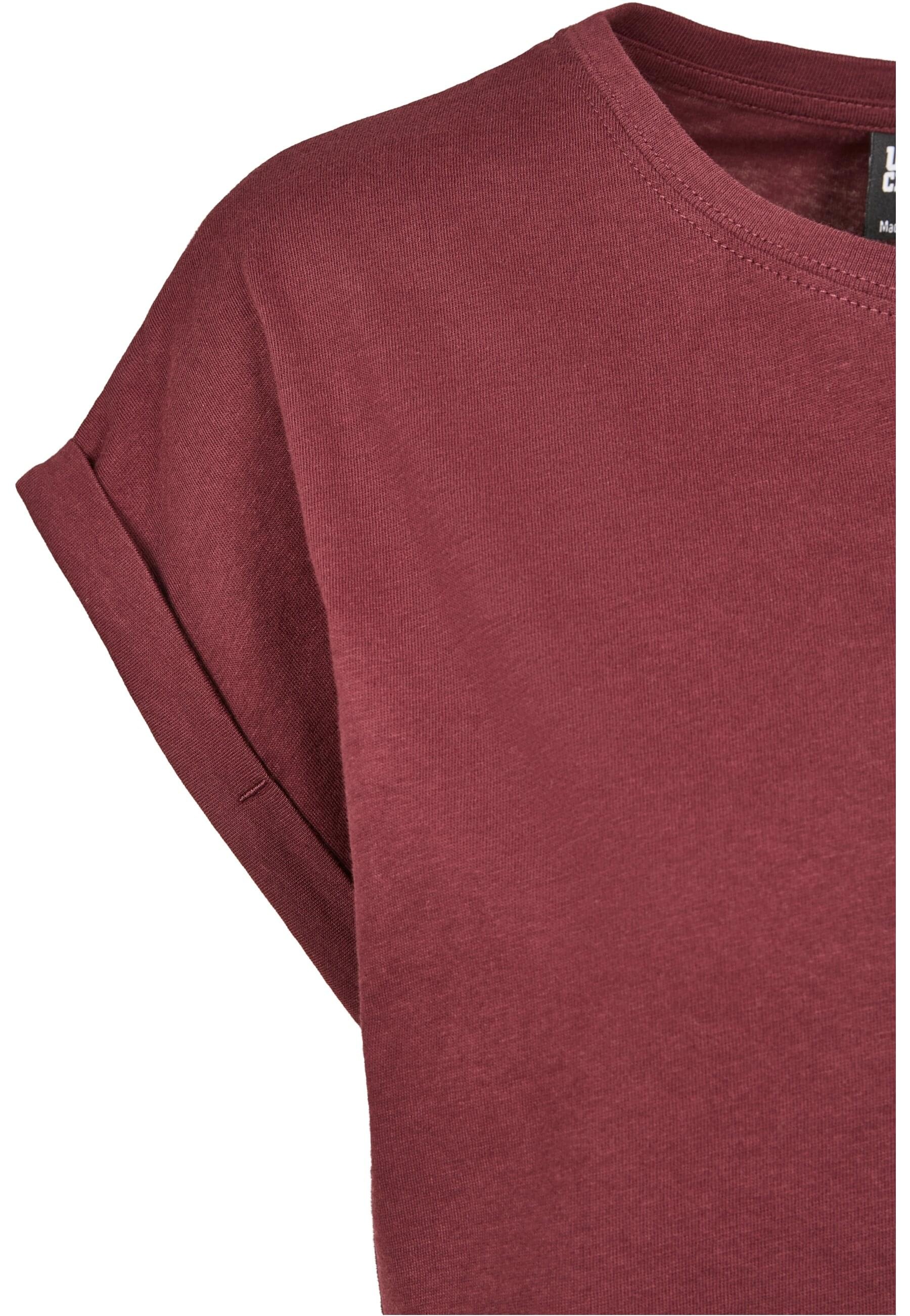 URBAN CLASSICS Kurzarmshirt »Urban Classics Damen Ladies Extended Shoulder Tee«, (1 tlg.)