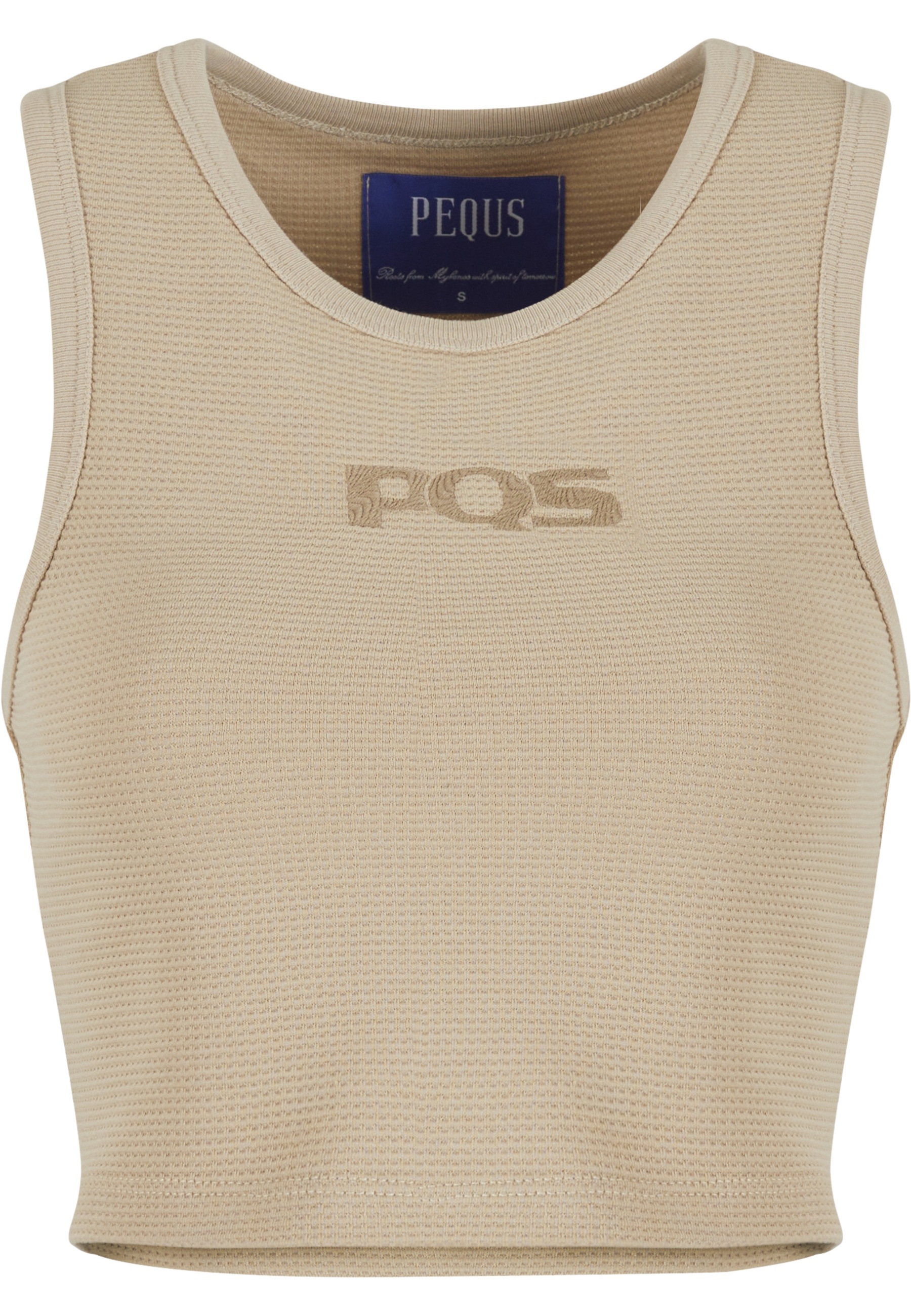 PEQUS T-Shirt "PEQUS PEQUS Island Defender Crop Top" 1