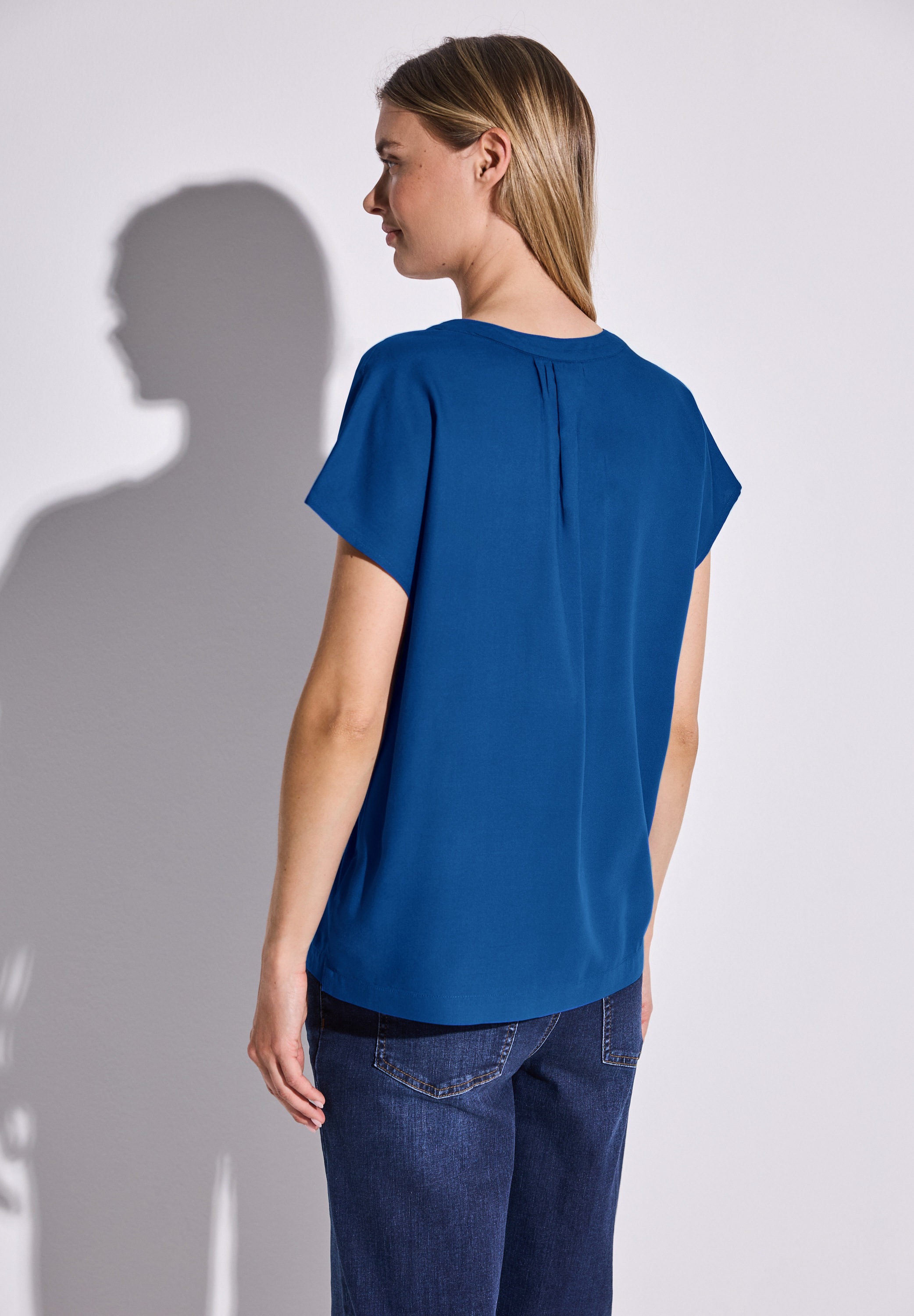 STREET ONE Hemdbluse, aus softer Viskose