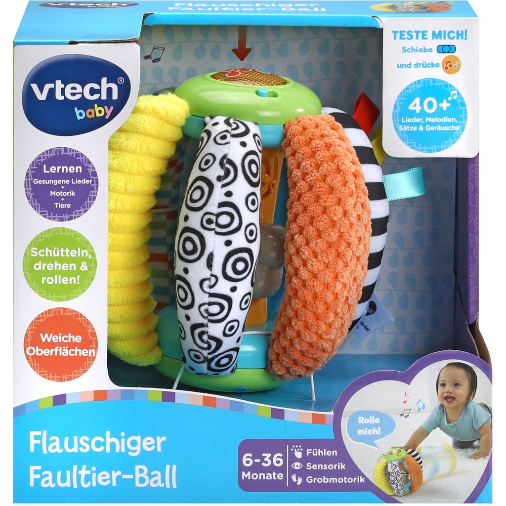 Vtech® Lernspielzeug »Vtech Baby, Flauschiger Faultier-Ball«