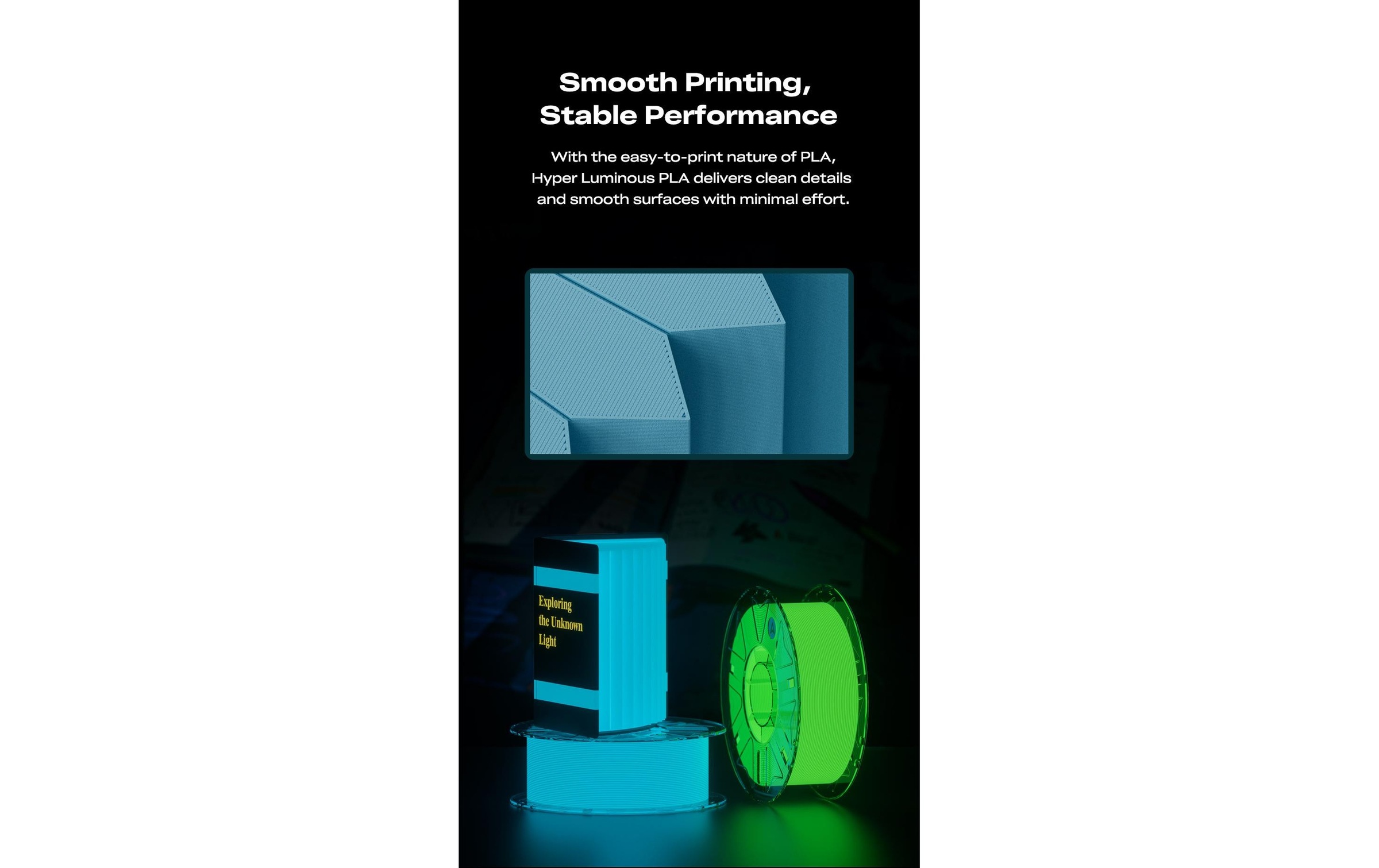 Creality Filament »PLA Luminous 1,7 mm 1,29 kg«