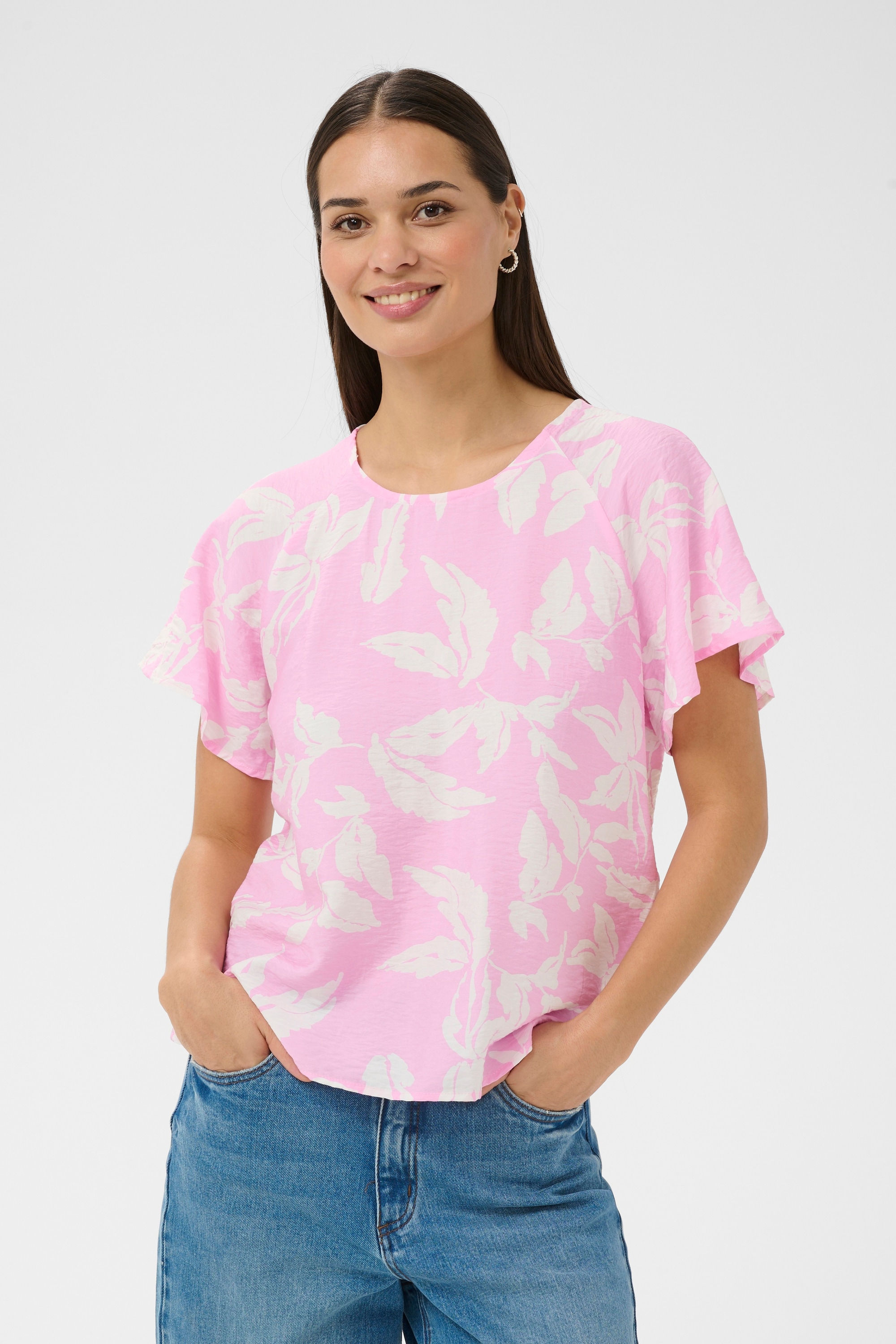 KAFFE Langarmbluse »Damen Langarm-Bluse KAmarlo«