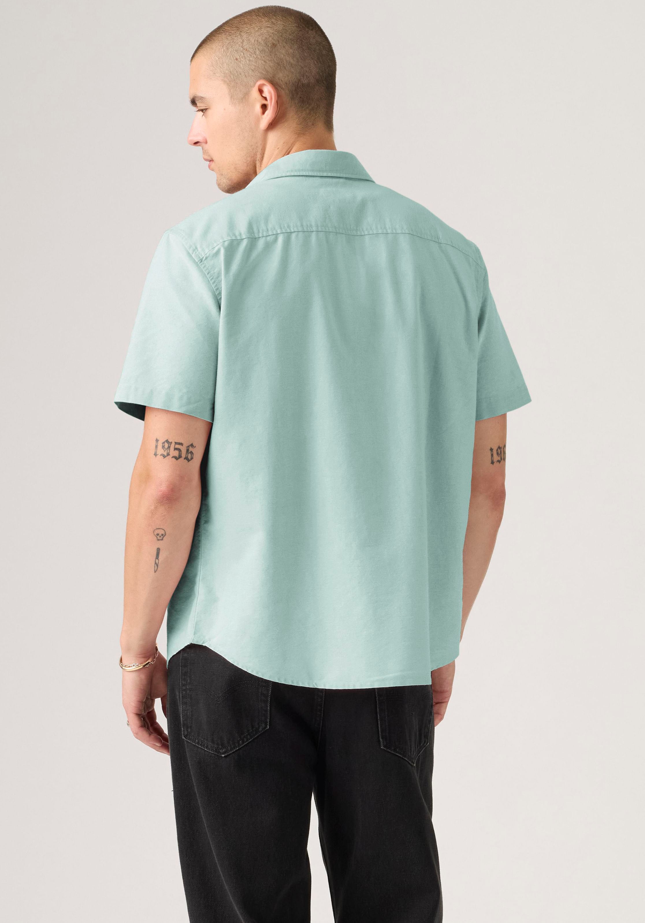 Levi's® Kurzarmhemd »SS AUTHENTIC BUTTON DOWN« mit kleiner Logostickerei auf der Brust