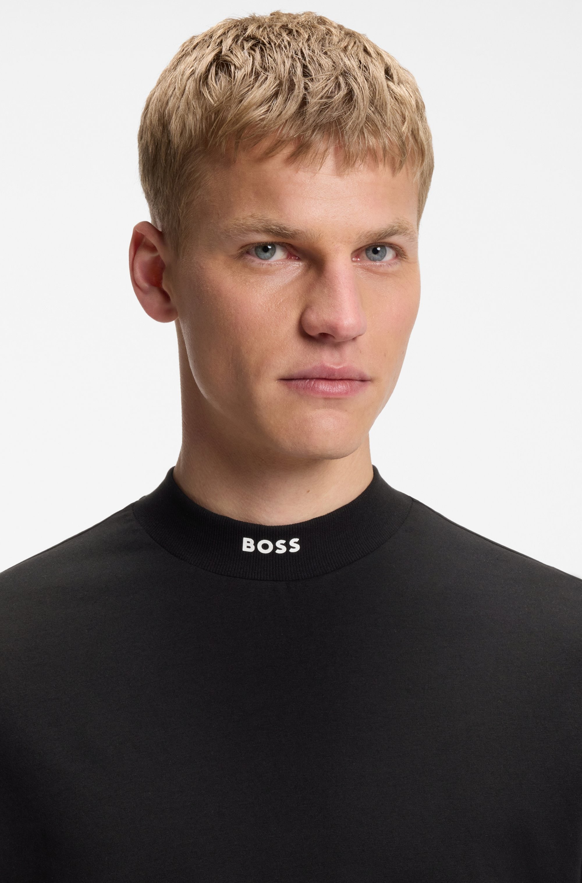 BOSS GREEN T-Shirt »Tee Collar« aus Stretch-Baumwolle, relaxed fit