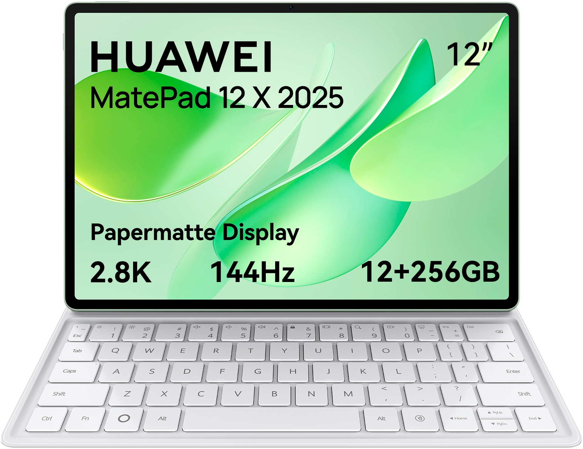 HUAWEI Tablet "MatePad 12 X WiFi 12 + 256 GB inklusive Tastatur", B:19,55cm H:6,73cm T:28,32cmhellgrün, Tablets_EBookReader